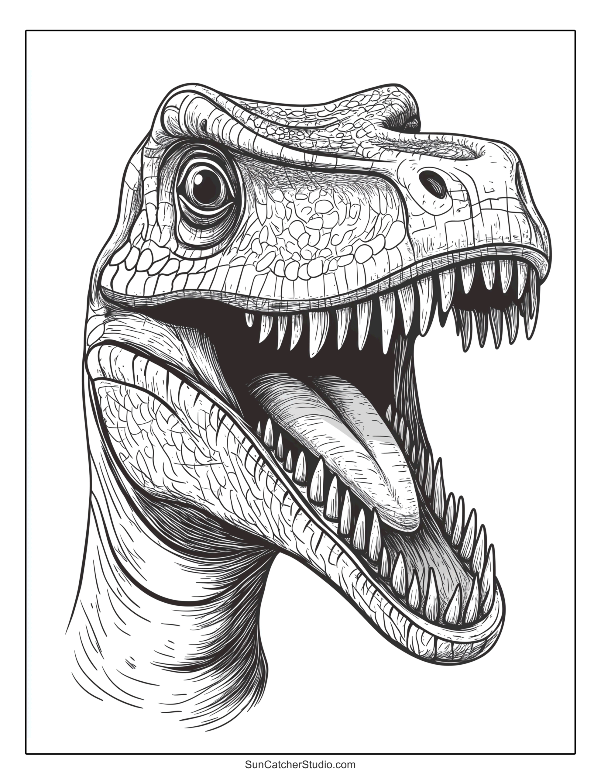 free printable dinosaur coloring pages