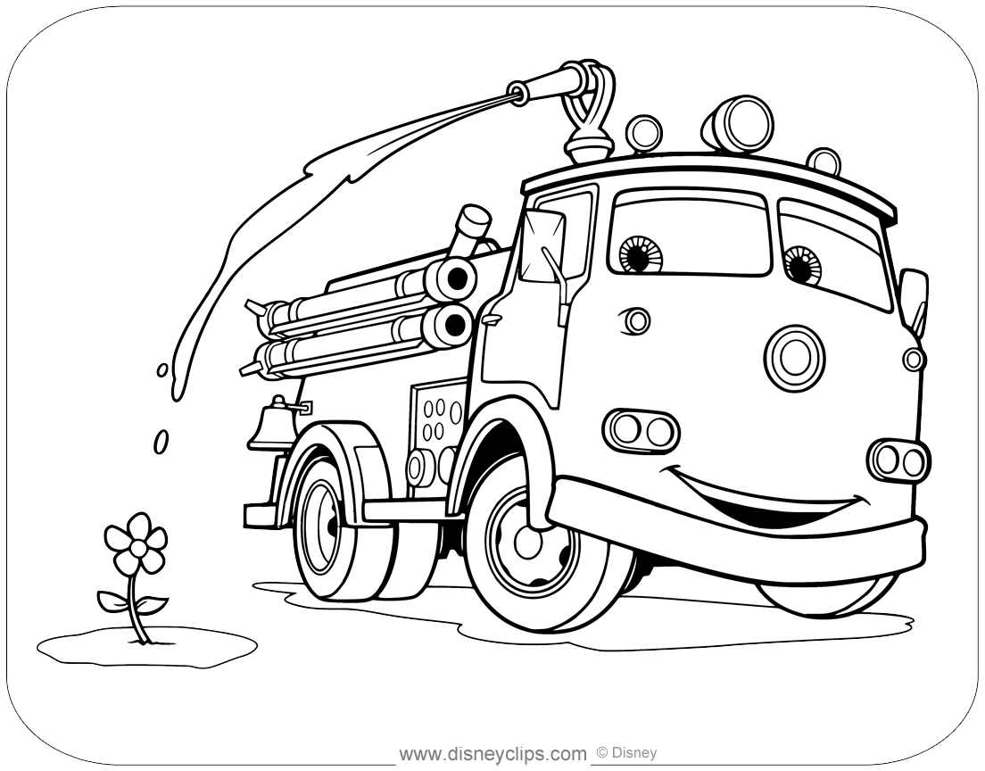 cars movie coloring pages