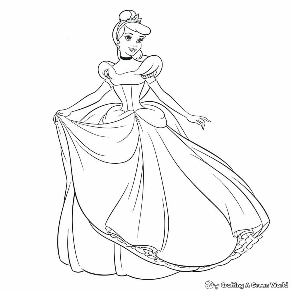 Disney Princess Coloring Pages Free Printable 