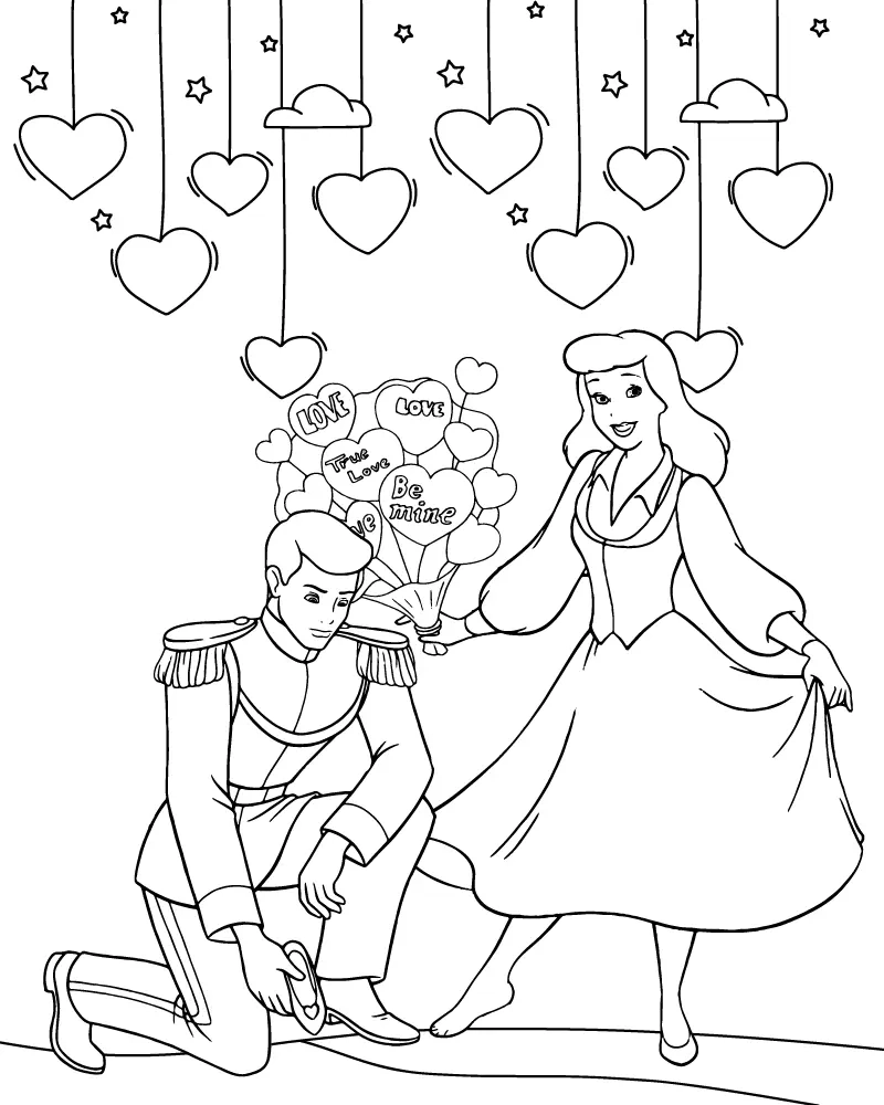 Disney Valentines Coloring Pages Printable Coloring Pages Disney Coloring Page Valentine s Day Coloring Pages