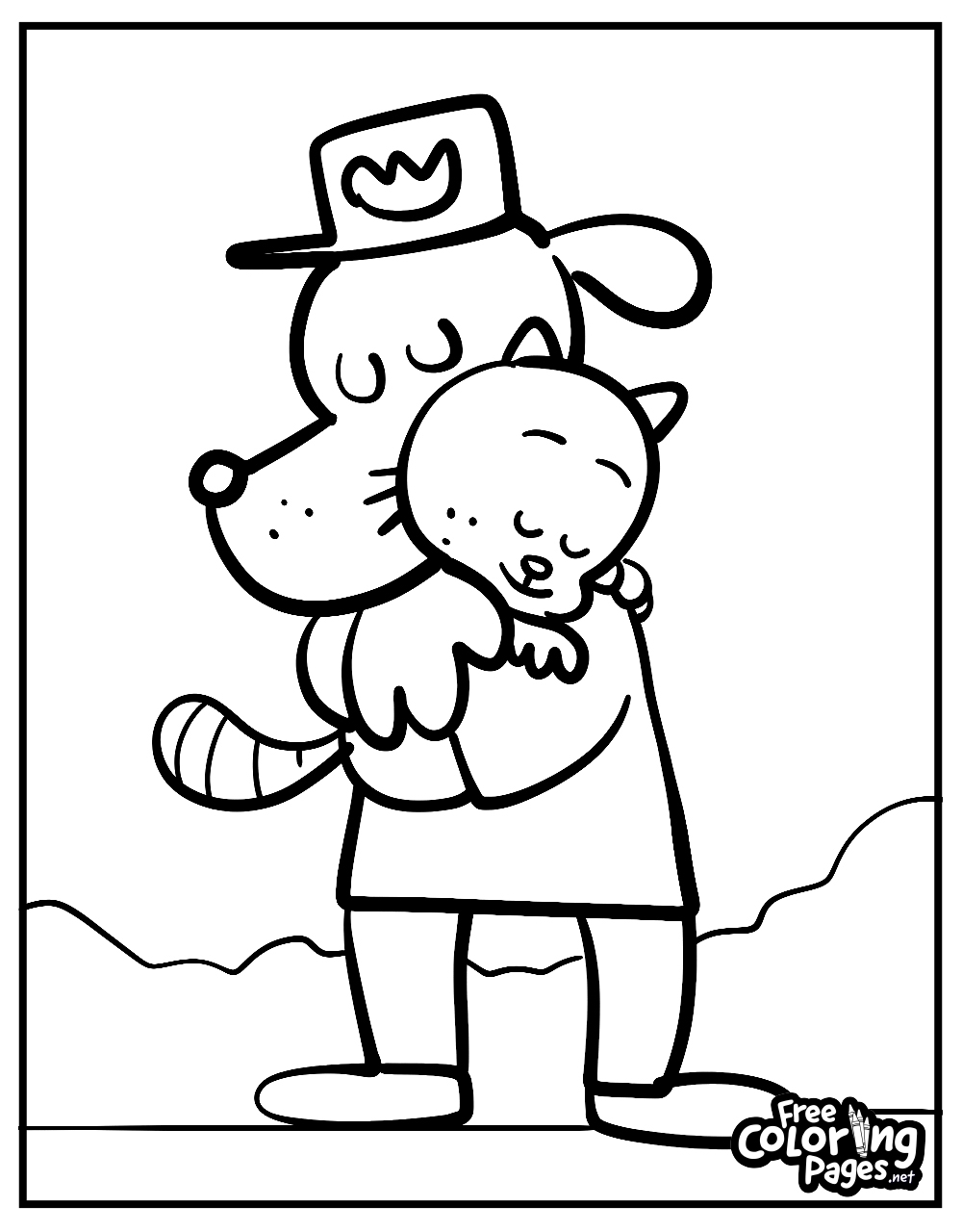 dog man coloring pages dog man coloring pages