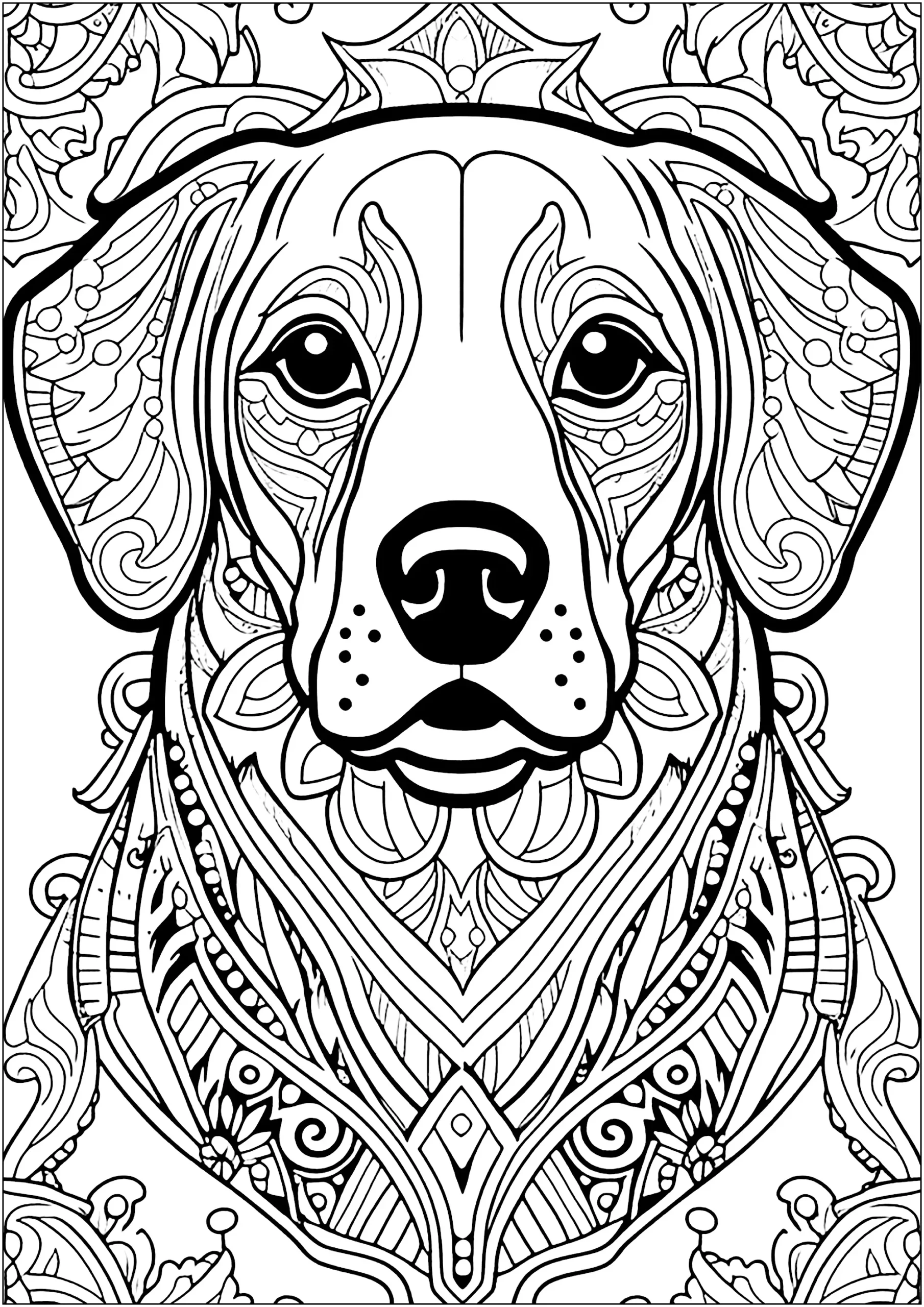 coloring pages to print dogs