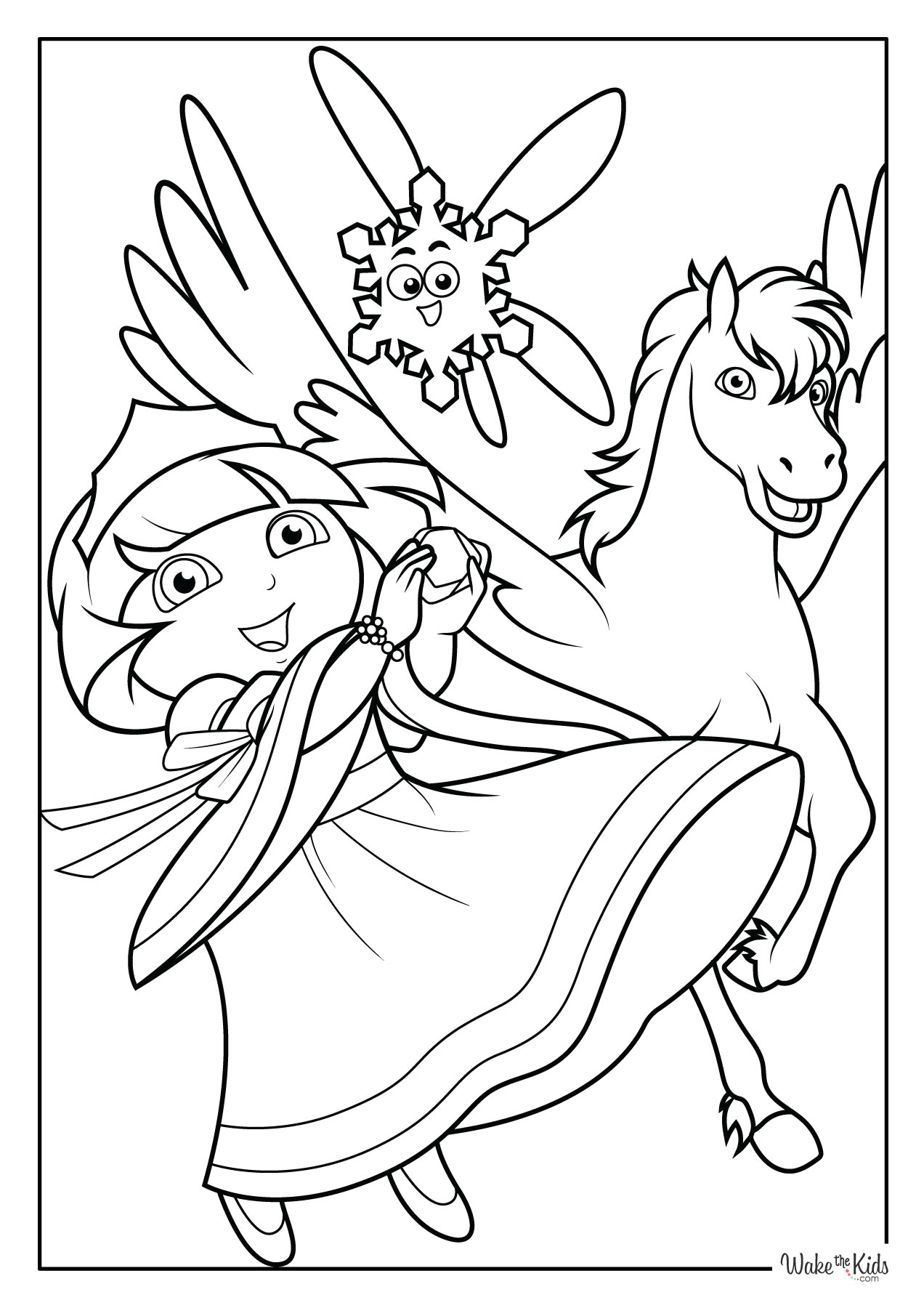 Dora The Explorer Coloring Pages Free Printable PDFs WakeTheKids