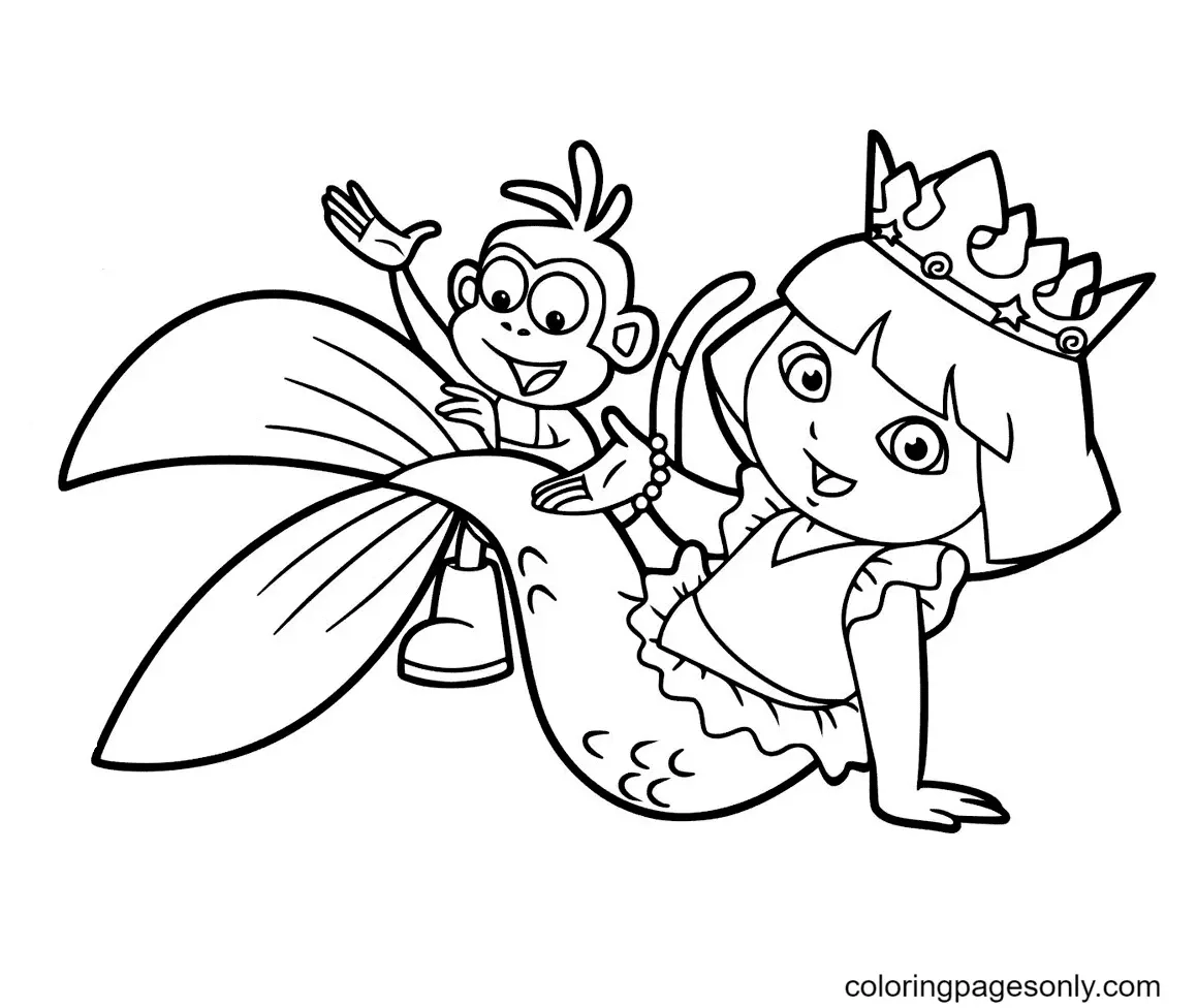 Dora The Explorer Coloring Pages To Print Free Printable Coloring Pages Dora The Explorer Coloring Pages To Print Free Printable Coloring Pages