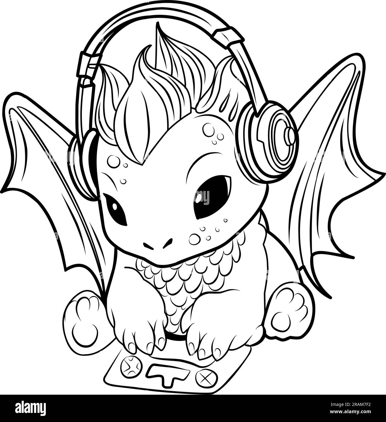 cute dragon coloring pages