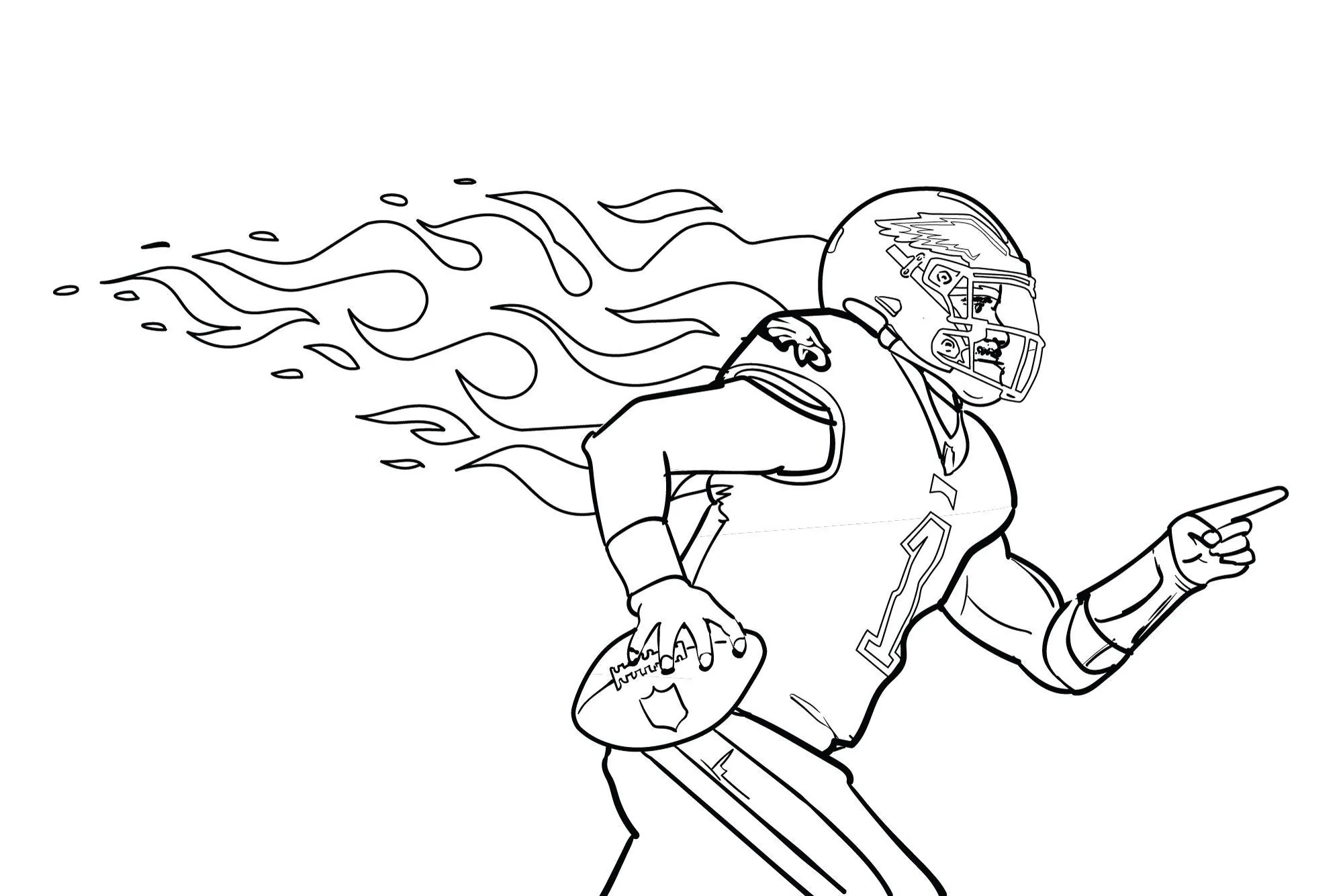 nfl player coloring pages nfl player coloring pages