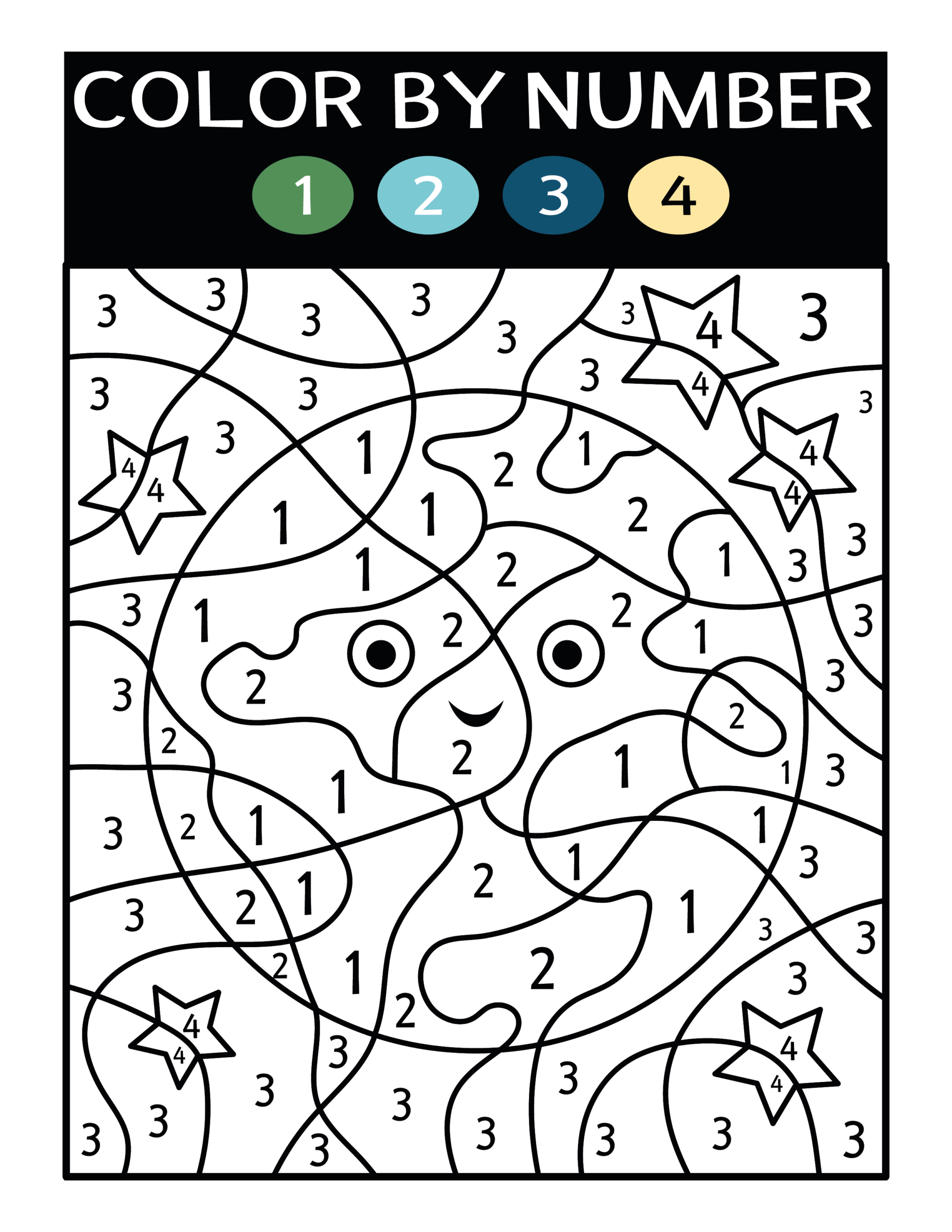 EARTH DAY COLOR BY NUMBER Earth Day Activity Page Made By Teachers