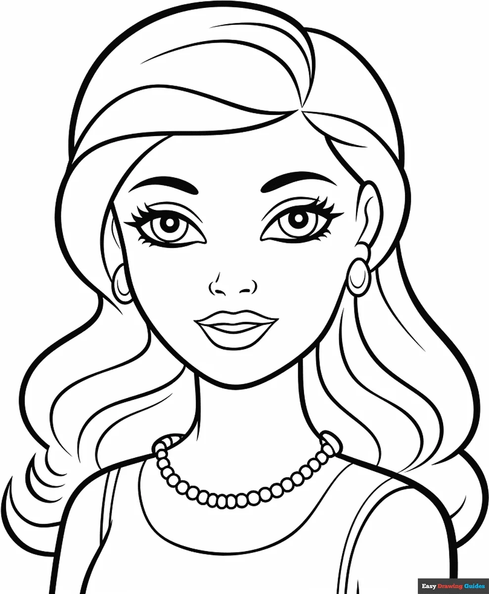barbie printable coloring pages barbie printable coloring pages
