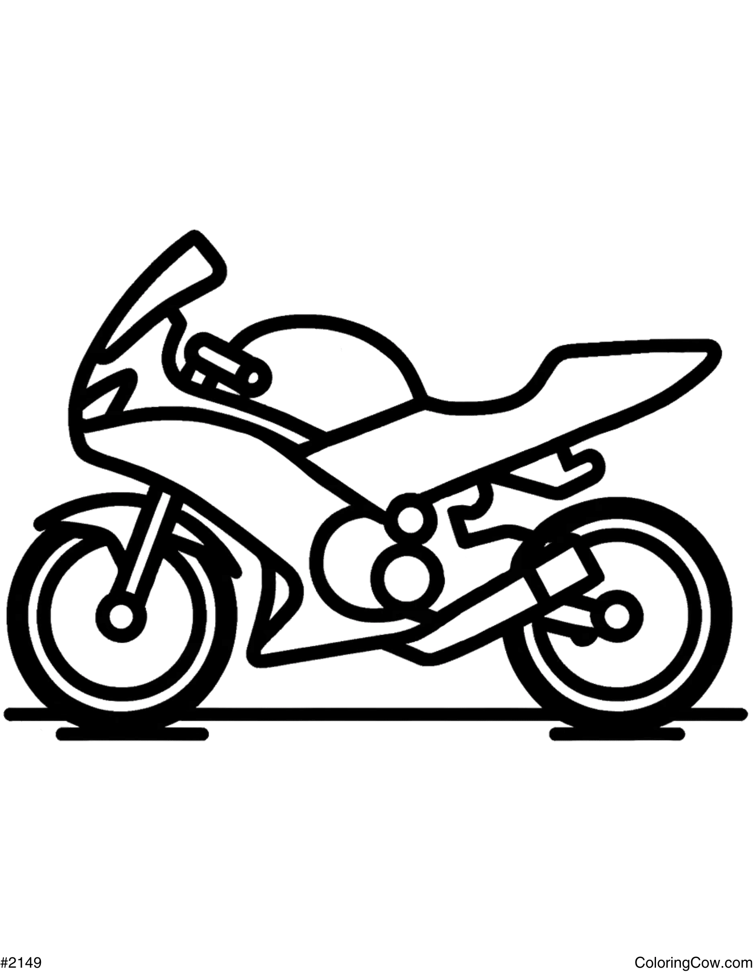 motorcycle pictures to color