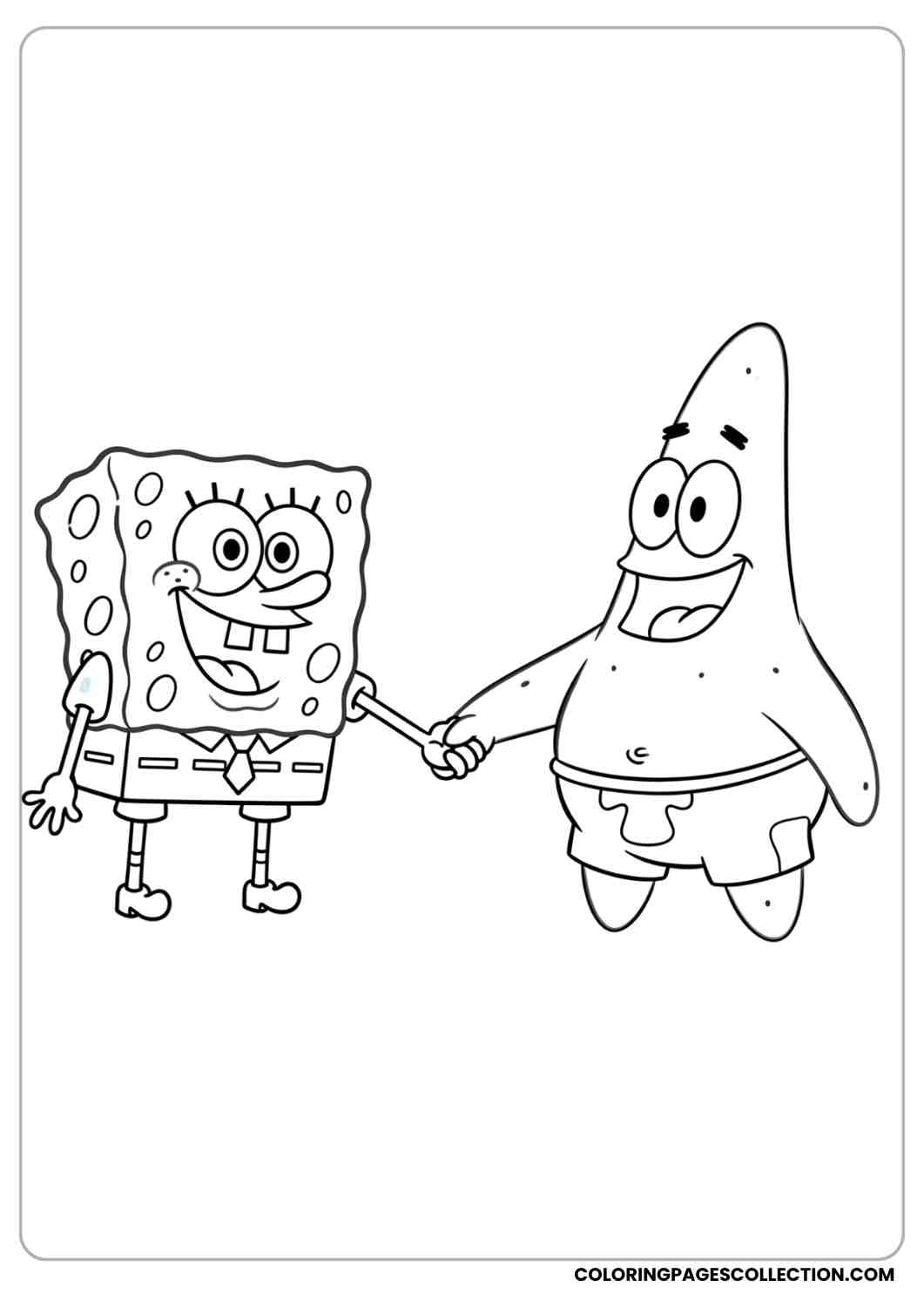 Easy Spongebob Coloring Pages With Printable PDF Free Easy Spongebob Coloring Pages With Printable PDF Free