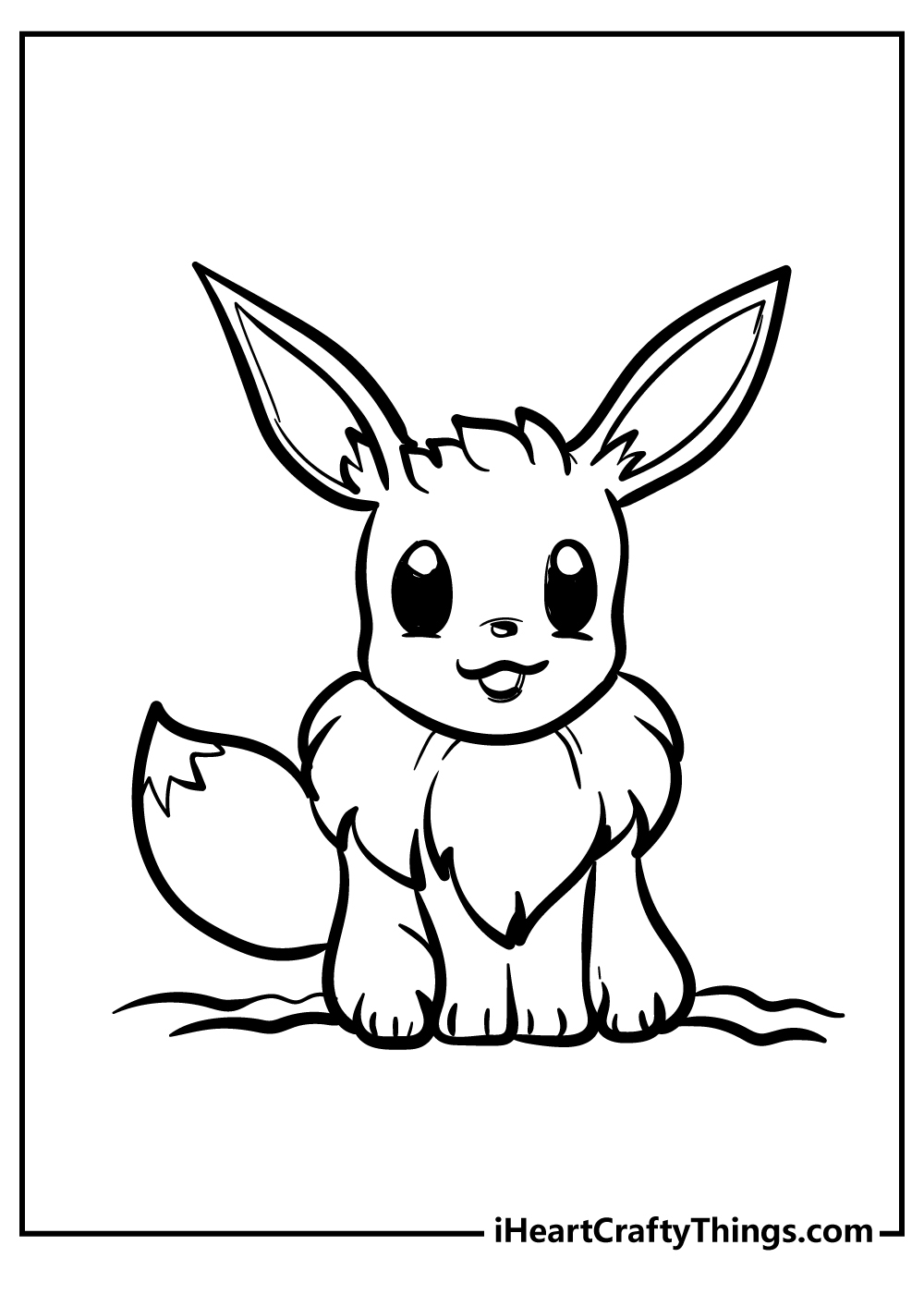 Eevee Pokemon Coloring Pages 100 Free Printables 
