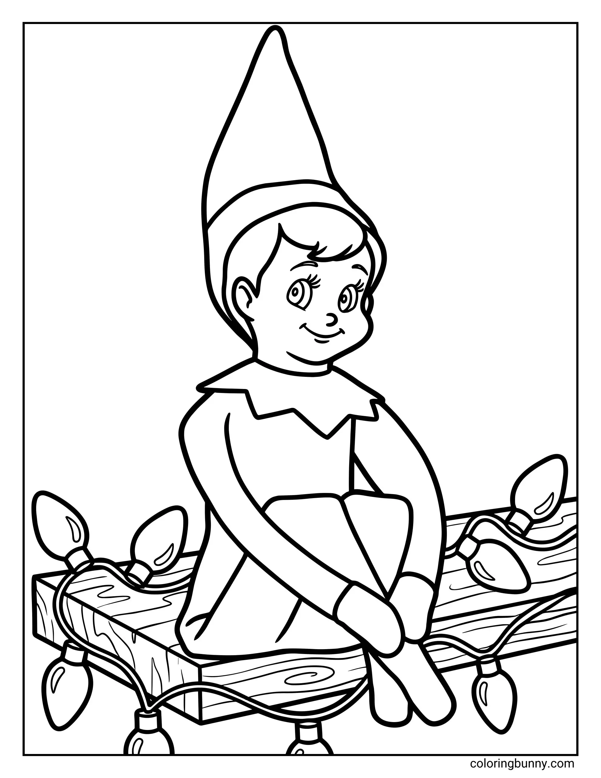 Elf On The Shelf Coloring Pages 30 Free Printable PDFs