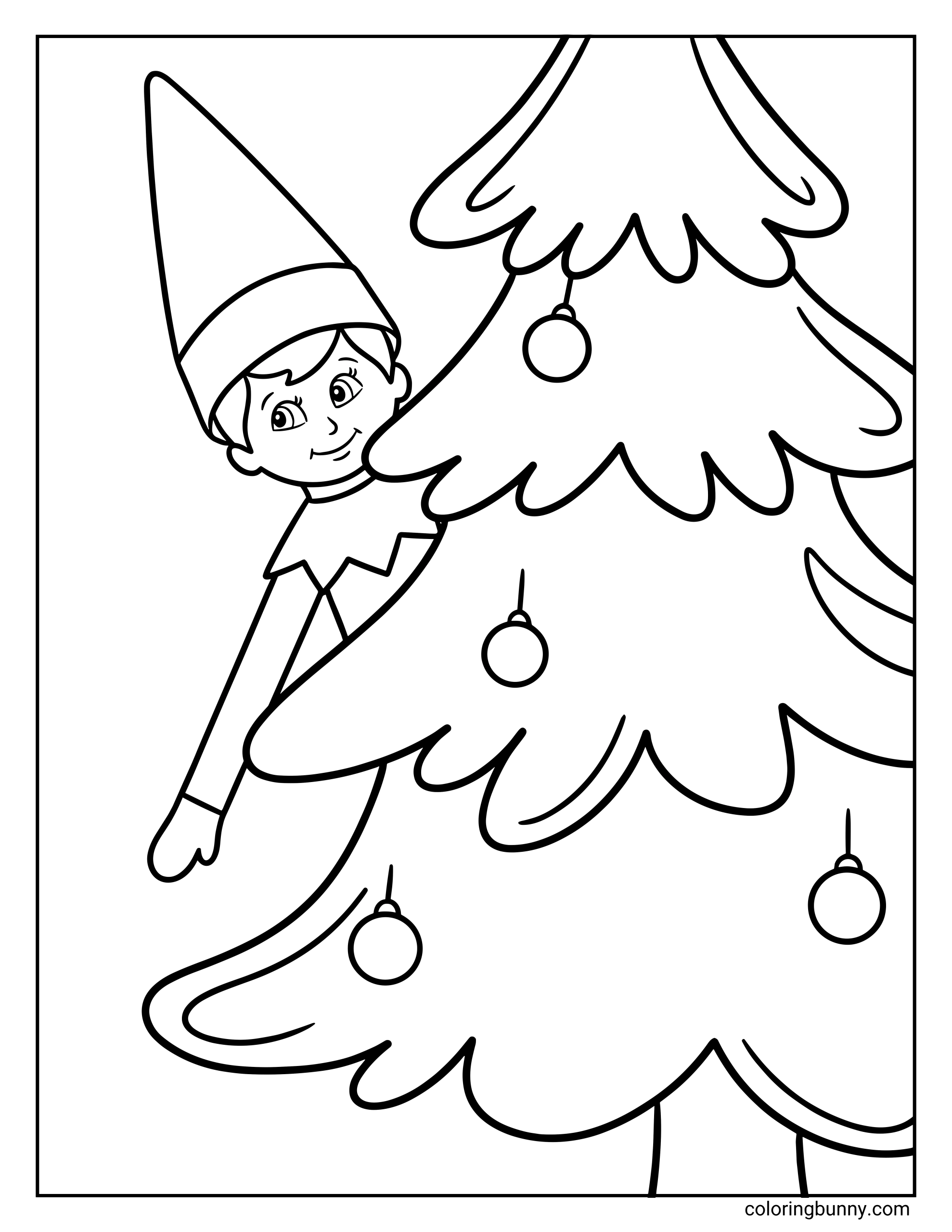 Elf On The Shelf Coloring Pages 30 Free Printable PDFs Elf On The Shelf Coloring Pages 30 Free Printable PDFs