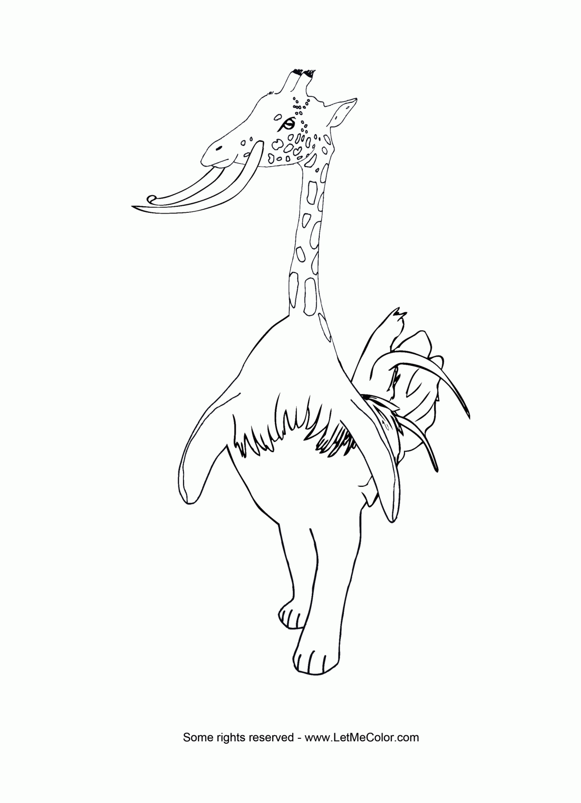 Ellambraffeguinster Coloring Page LetMeColor