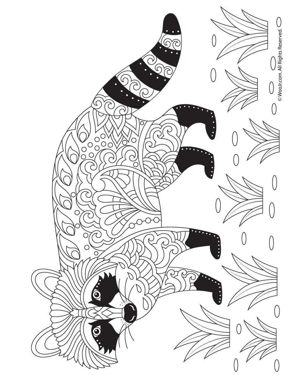 adult coloring pages free animals