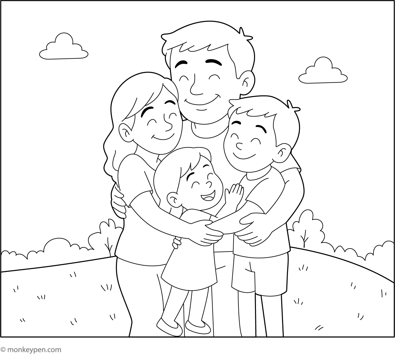 Family Coloring Book Free Printable PDF Family Coloring Book Free Printable PDF