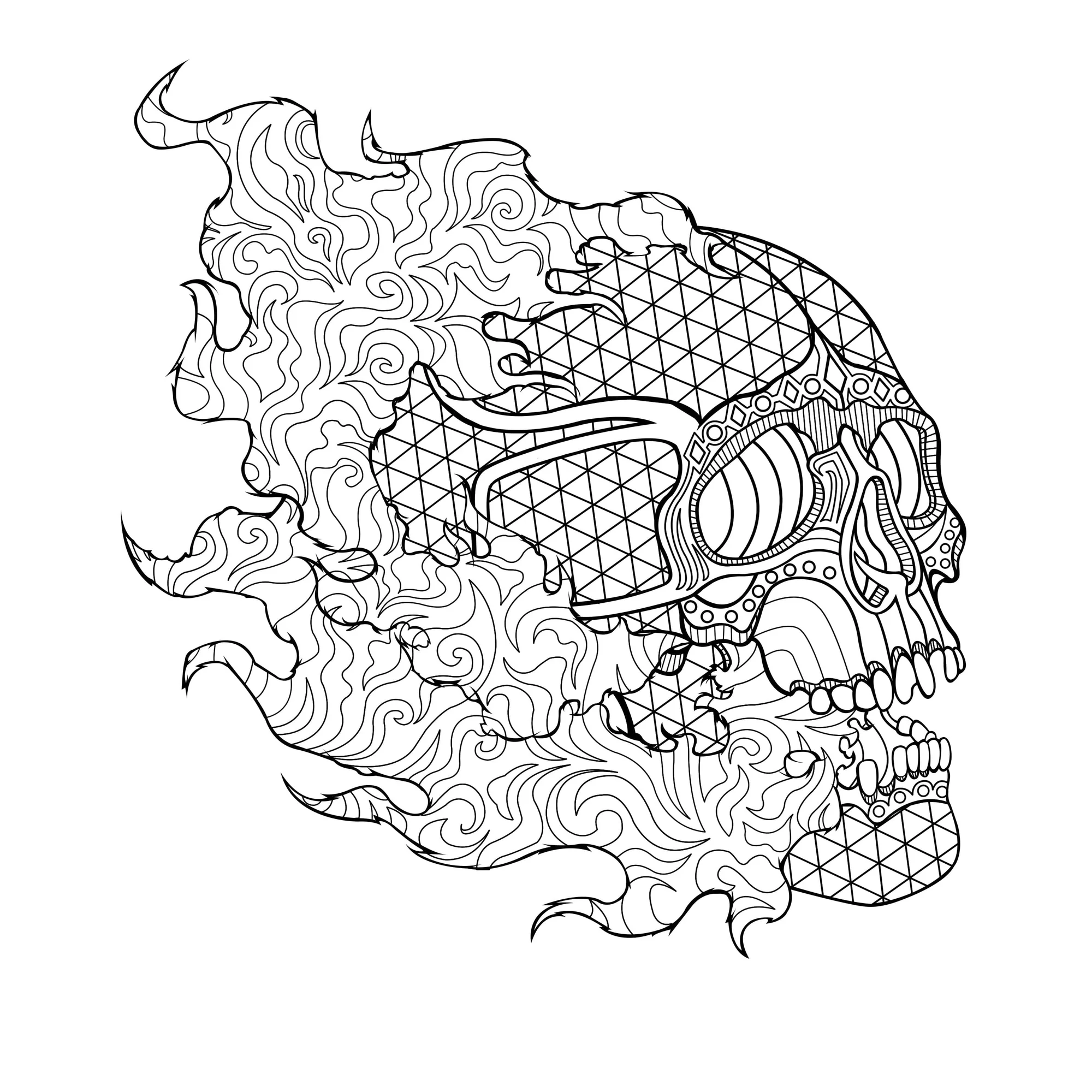 Fantasy Adult Coloring Book Digital Download Easy Roller Dice Company