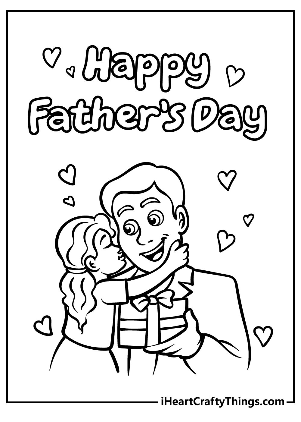 fathers day coloring page
