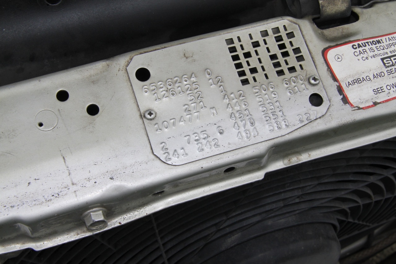 Finding Your Mercedes Factory Paint Color Code Body And Exterior Trim Problem MercedesSource