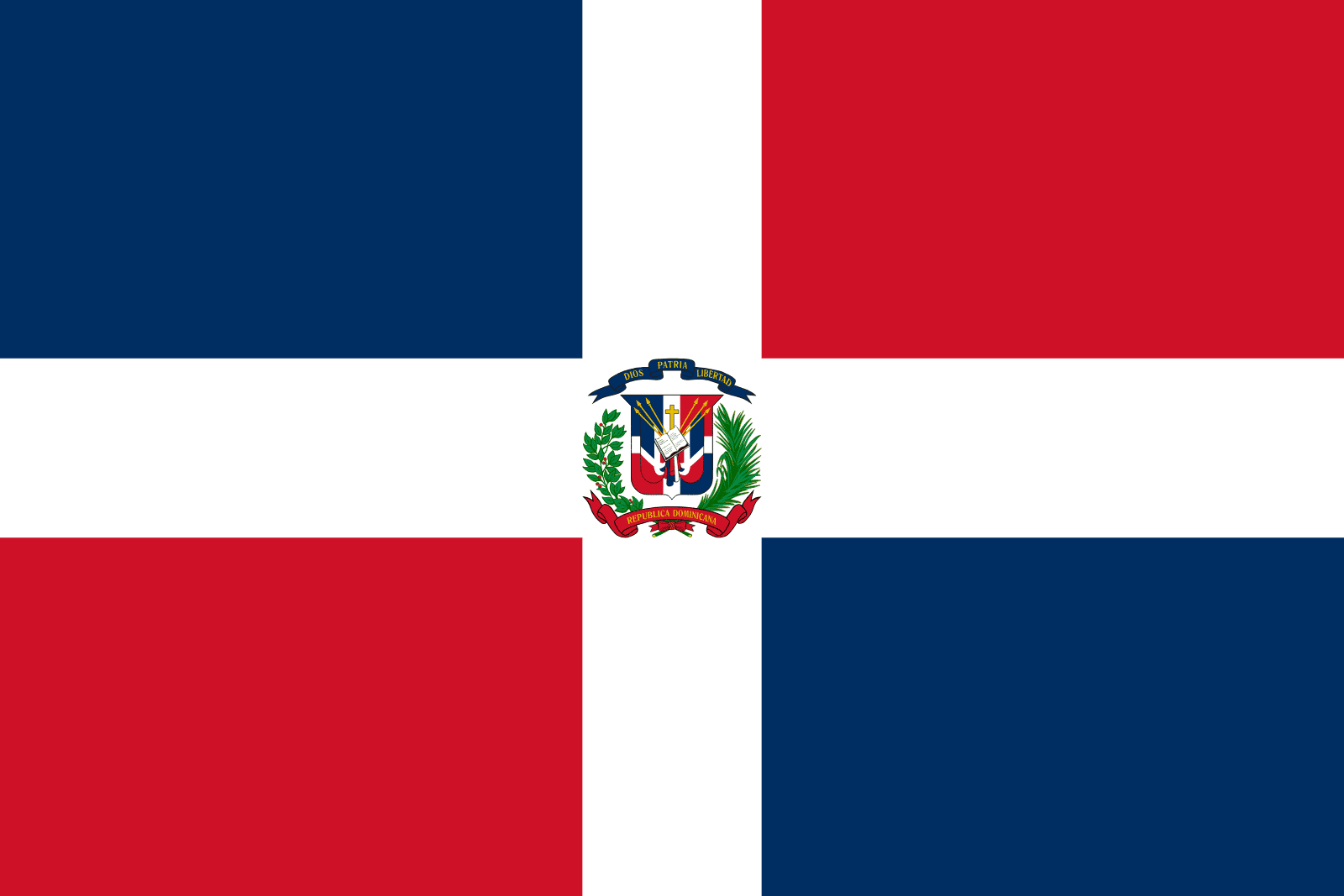 Flag Of Dominican Republic Flagpedia