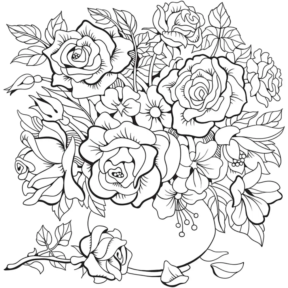 cute flower coloring pages cute flower coloring pages