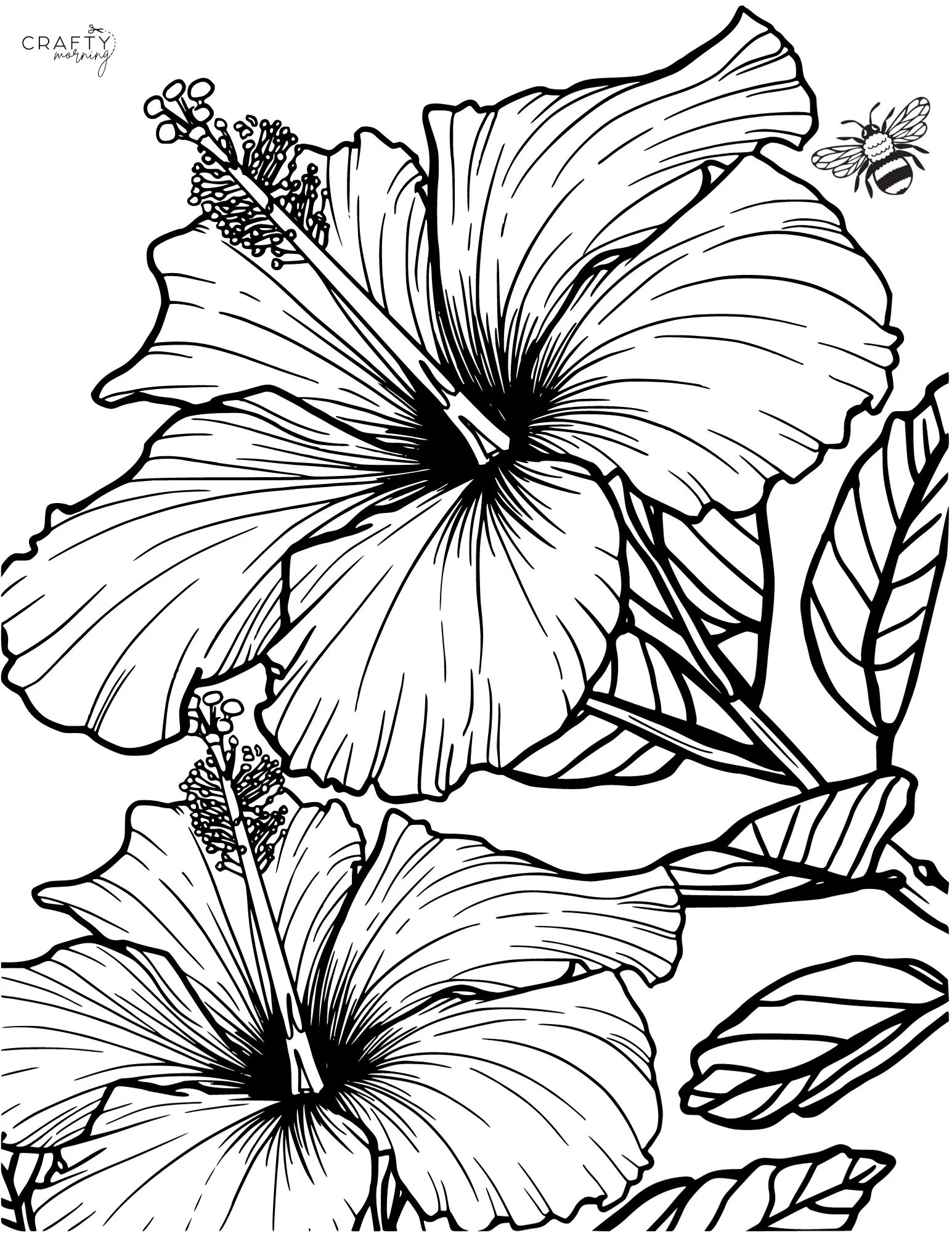 colouring pictures of flowers to print