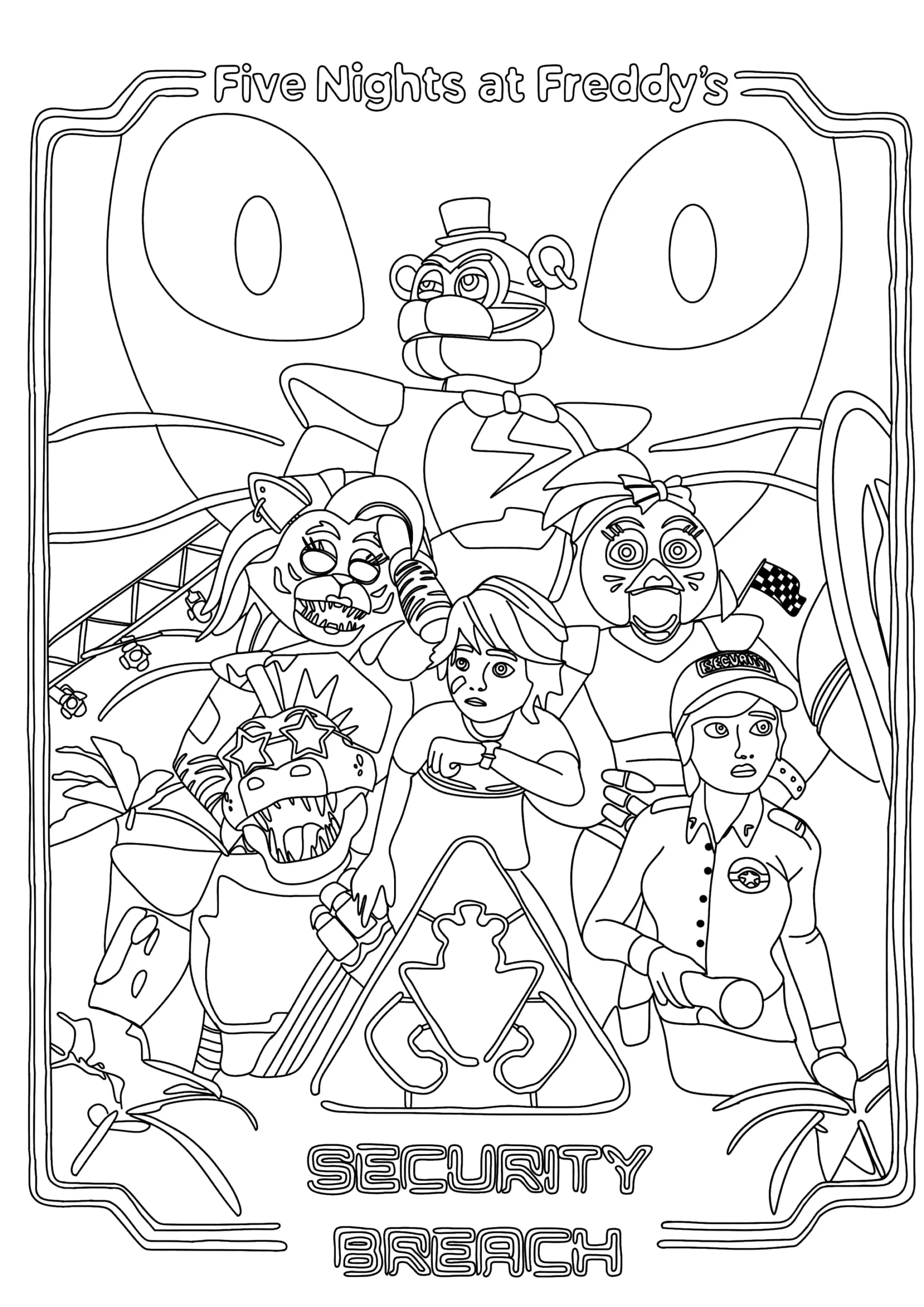 five nights at freddys coloring pages five nights at freddys coloring pages