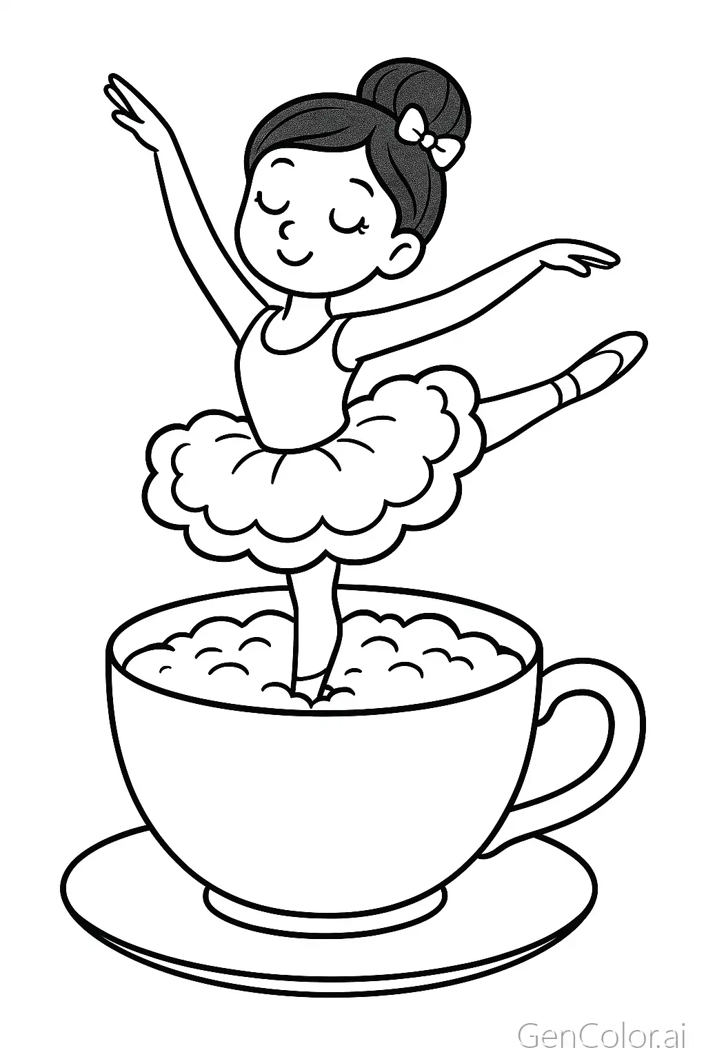 Free Ballerina Cappuccina Coloring Page Generator 20 Ballerina Cappuccina Coloring Page To Download