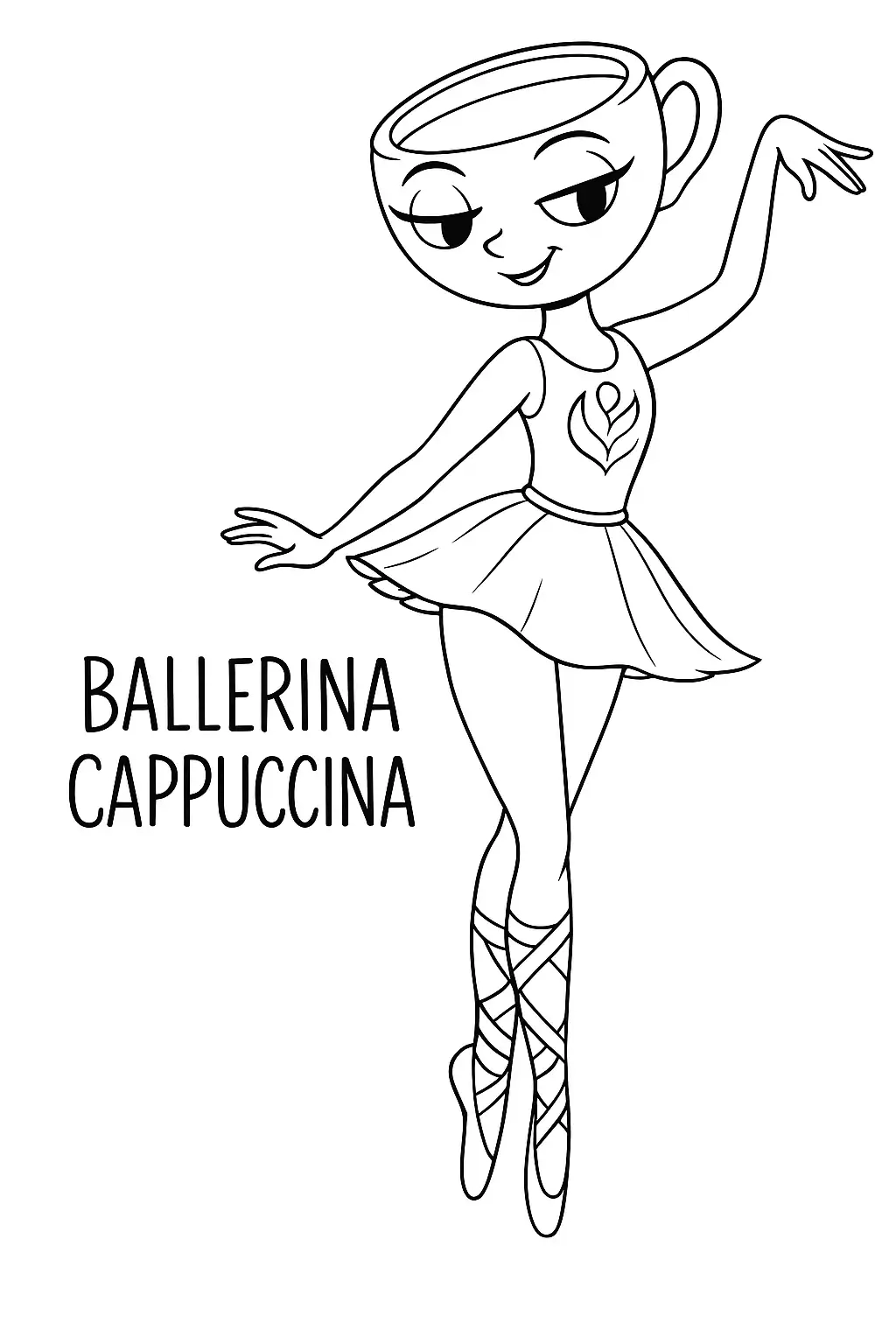 Free Ballerina Cappucina Coloring Pages Generator 8 Ballerina Cappucina Coloring Pages To Download