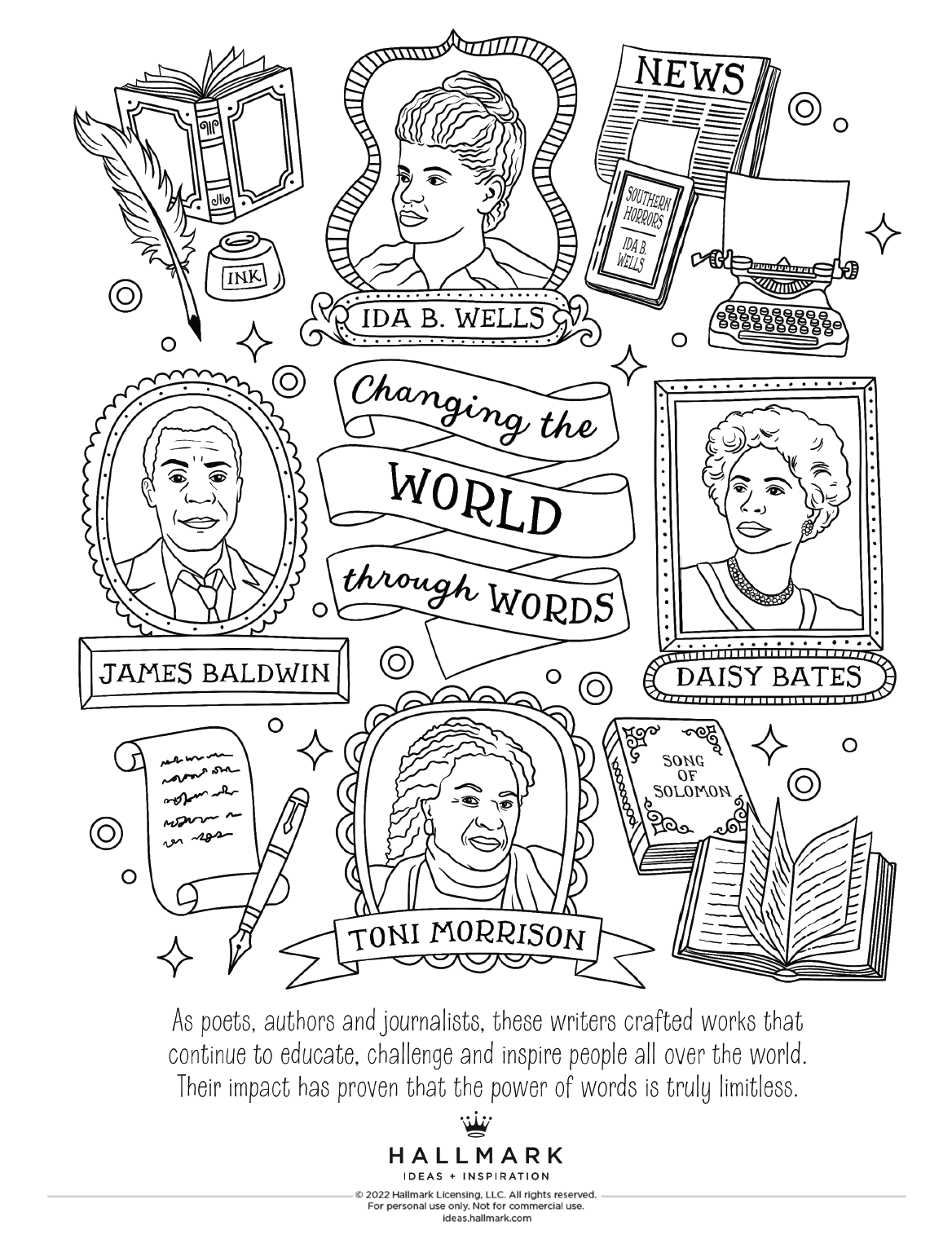 black history coloring pages