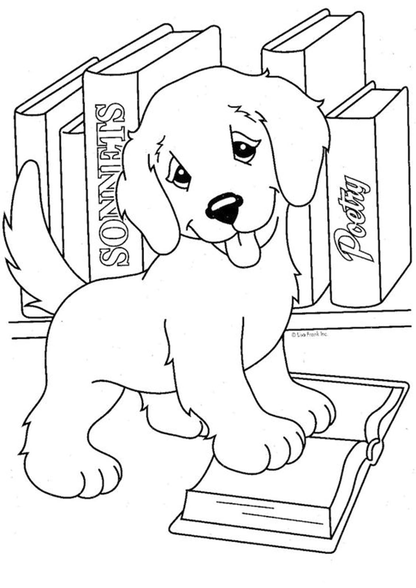 cute animal coloring pages free