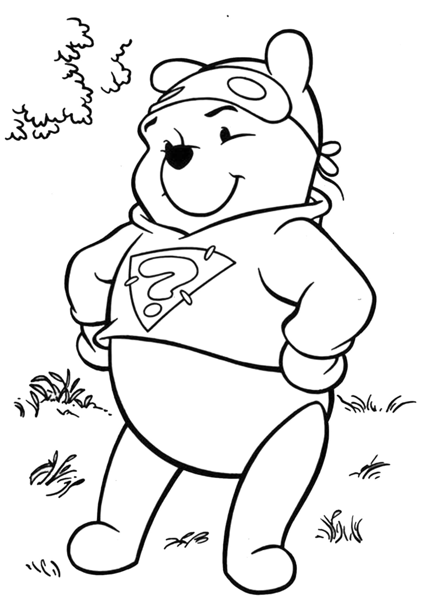 winnie the pooh coloring page