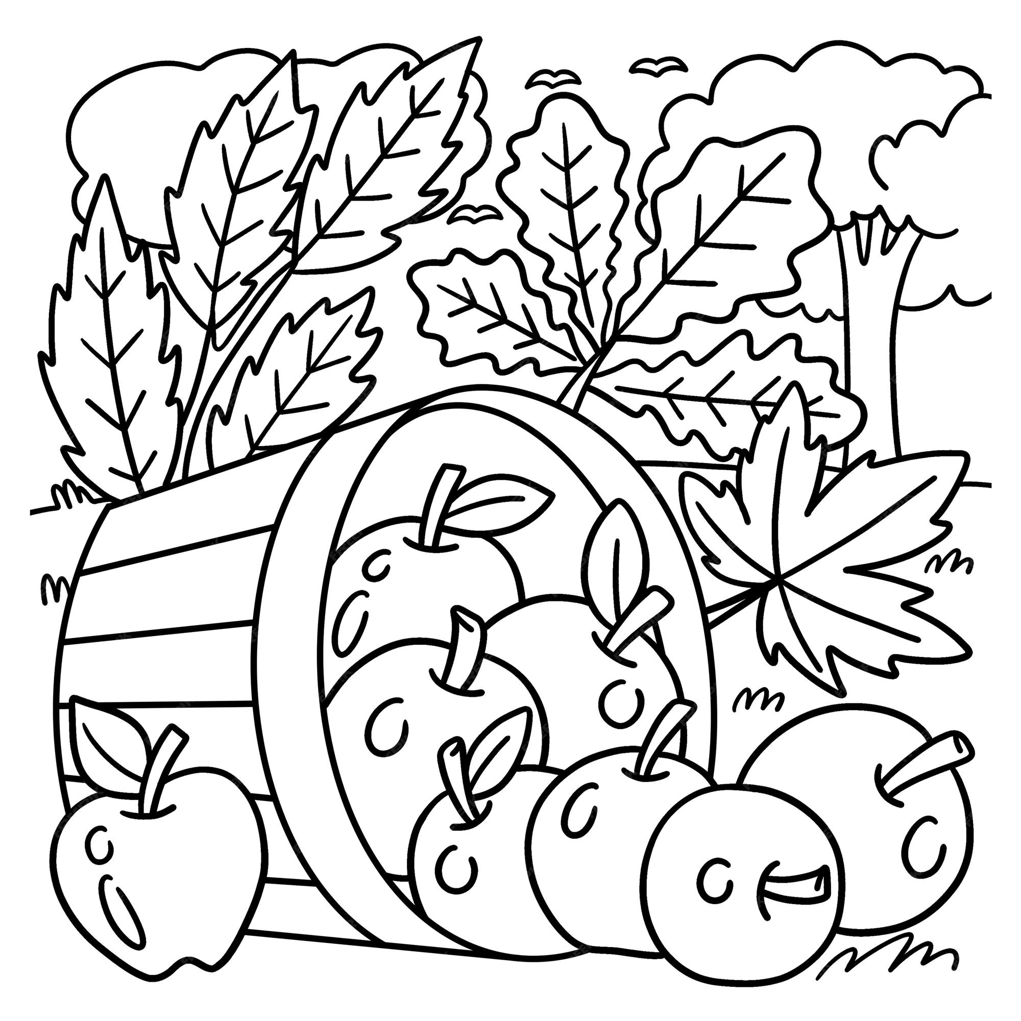 children's fall coloring pages children's fall coloring pages