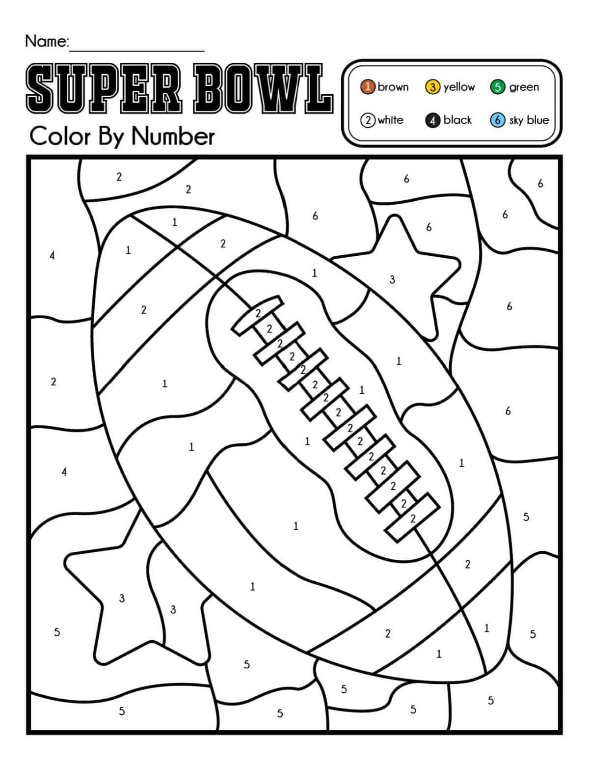 Free Football Coloring Pages