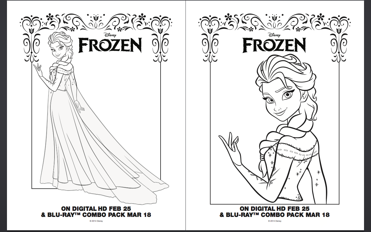 Free FROZEN Coloring Pages And Activity Sheet Printables Classy Mommy Free FROZEN Coloring Pages And Activity Sheet Printables Classy Mommy