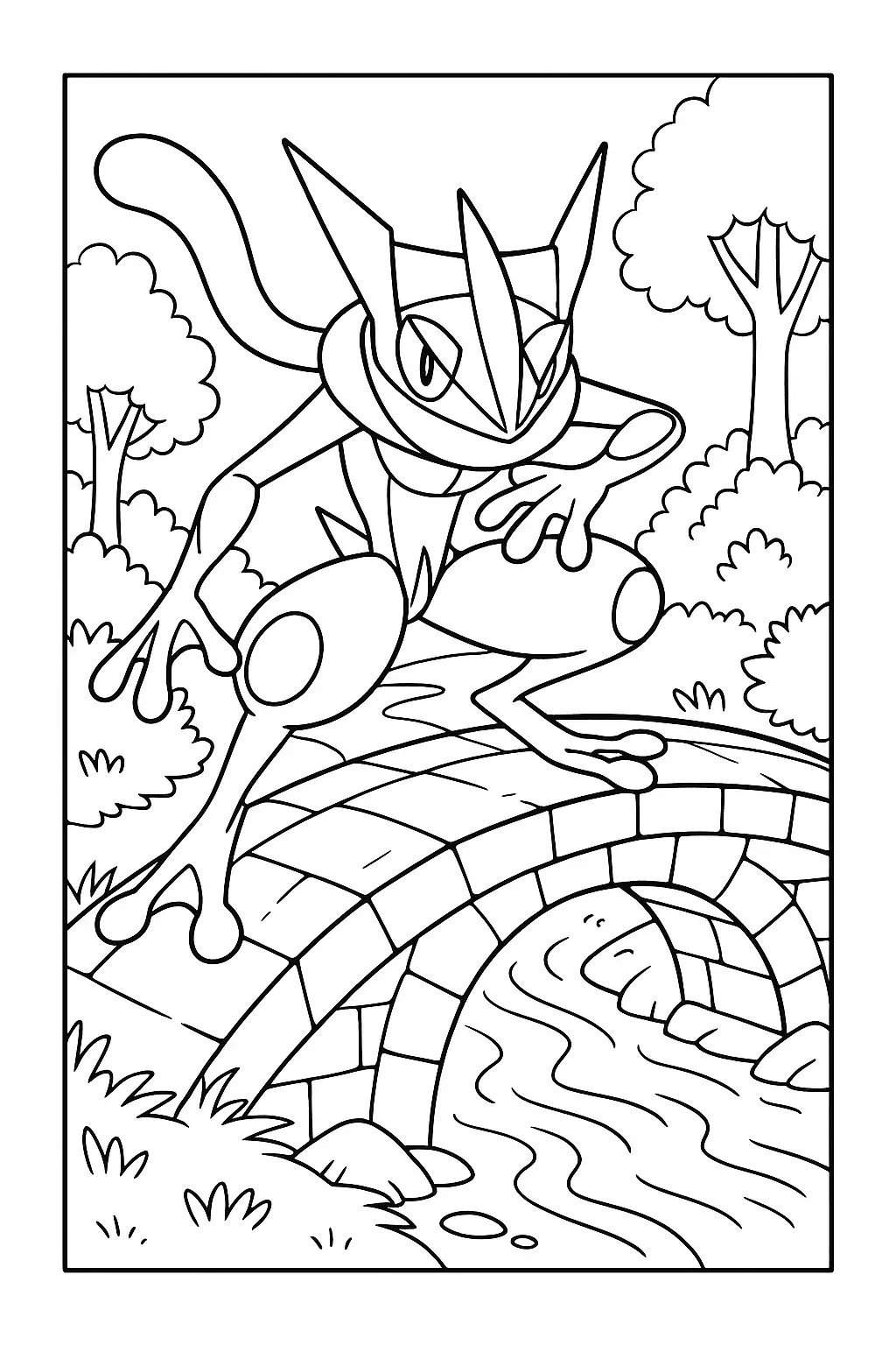 Free Greninja Coloring Pages Generator 16 Greninja Coloring Pages To Download