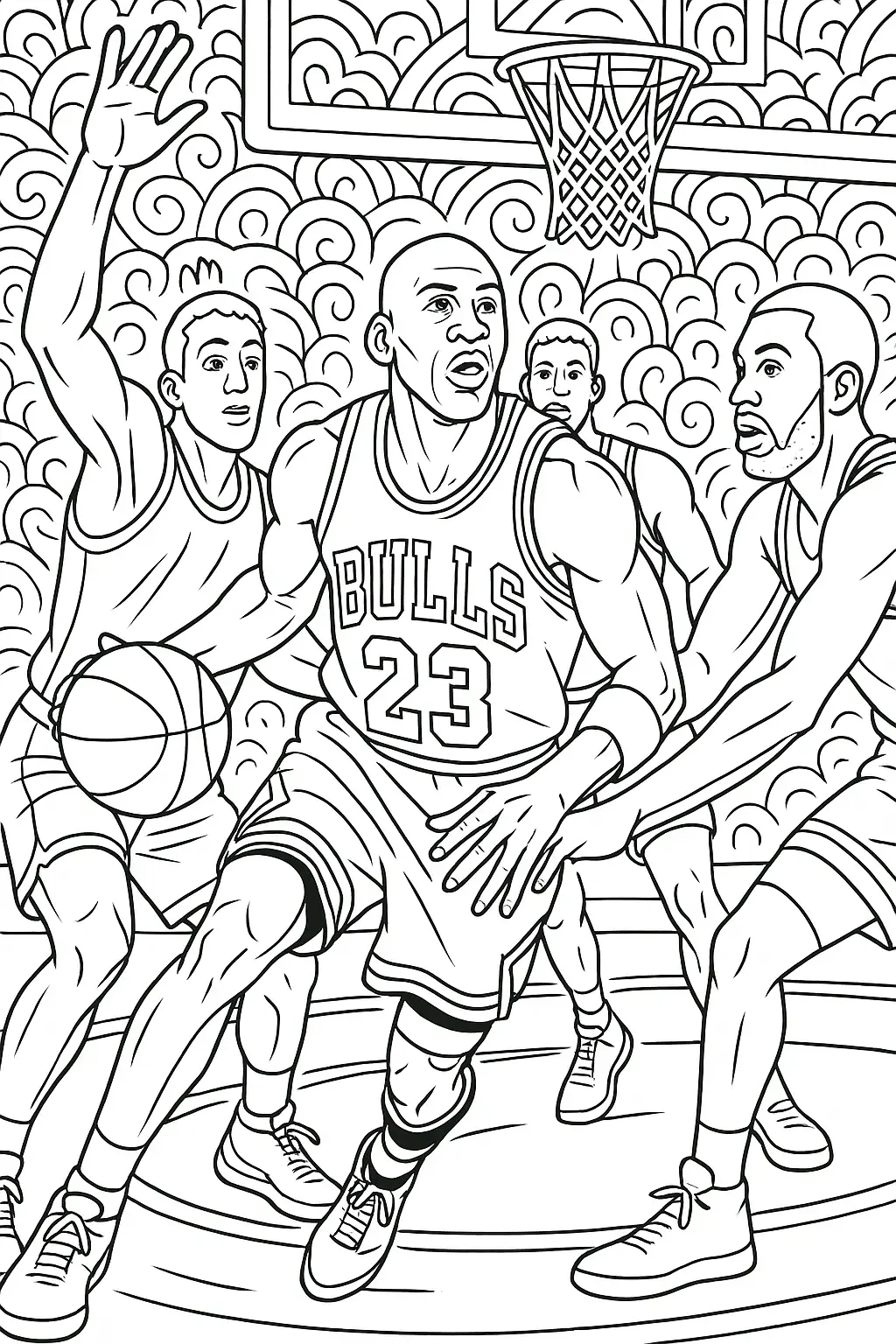michael jordan coloring pages