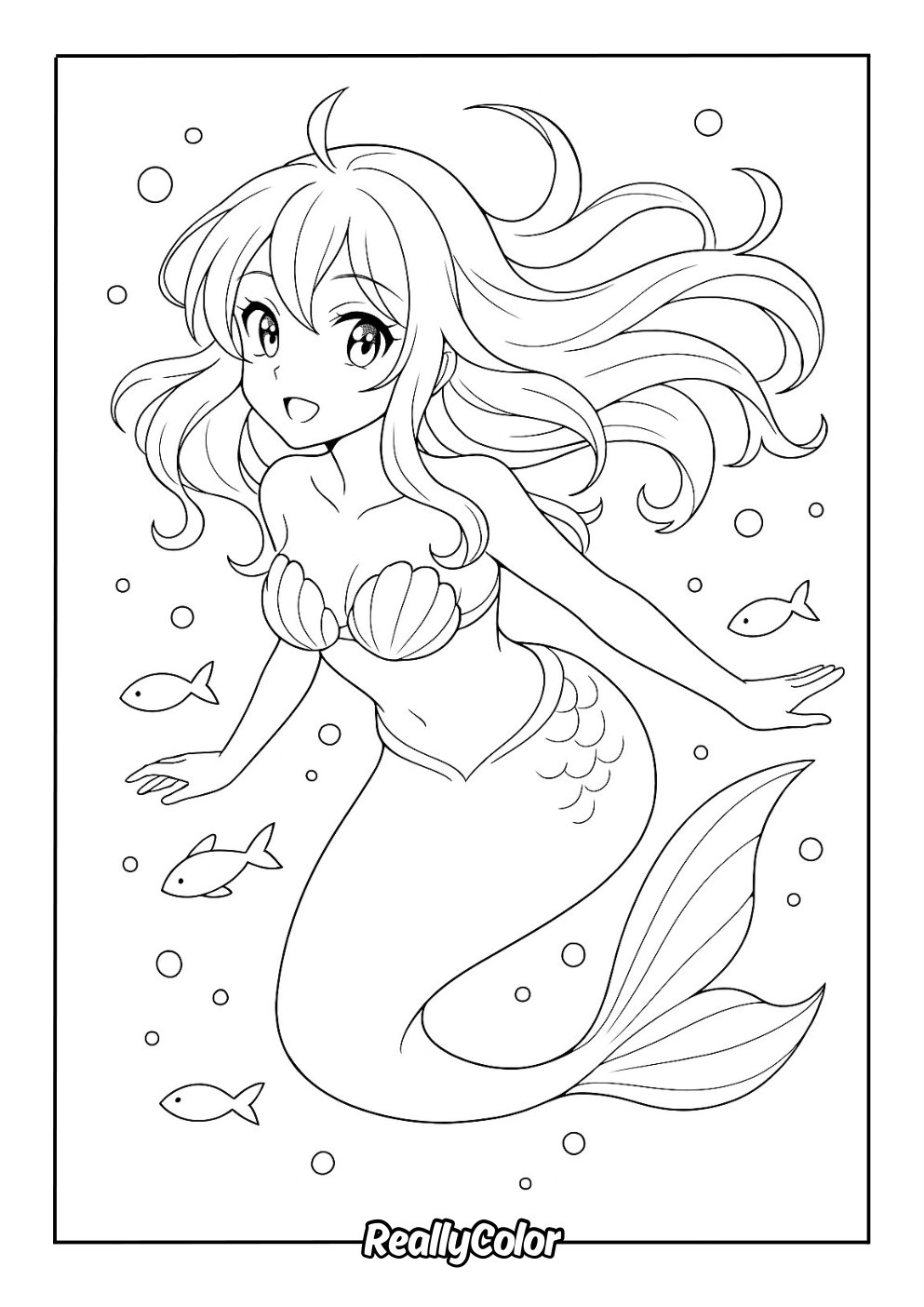 anime mermaid coloring pages anime mermaid coloring pages