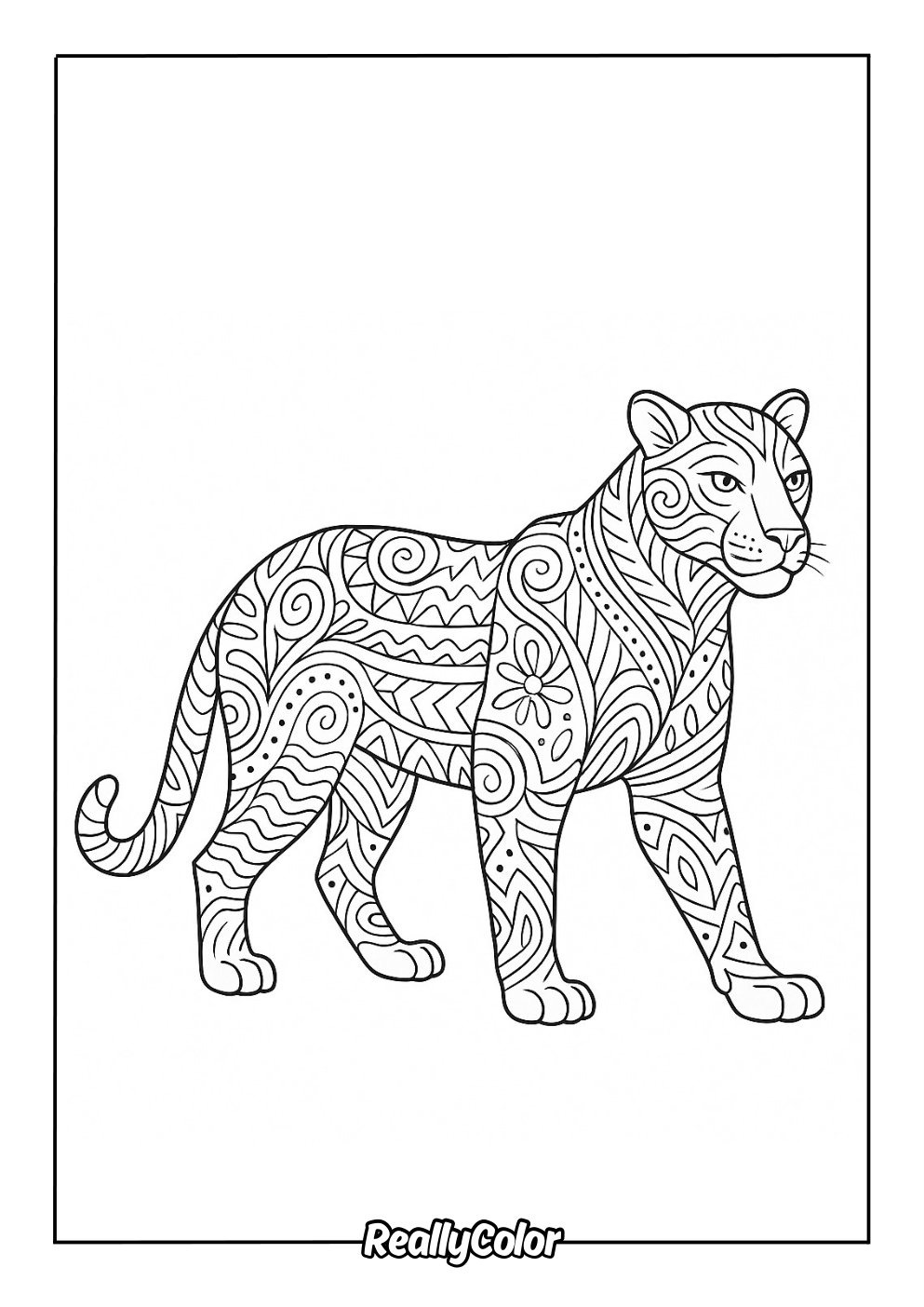 Free Printable Black Panther Coloring Pages