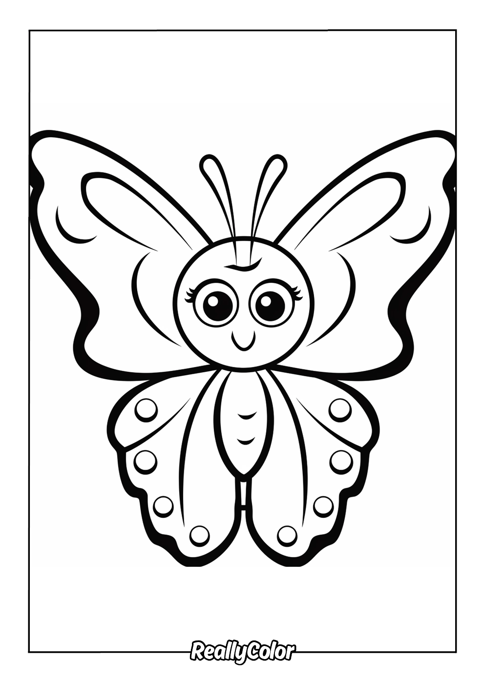 free coloring pages butterfly