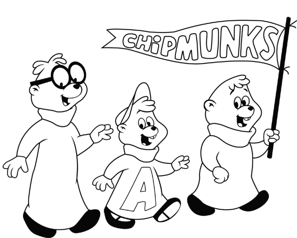 Free Printable Coloring Sheets Alvin And The Chipmunks 10