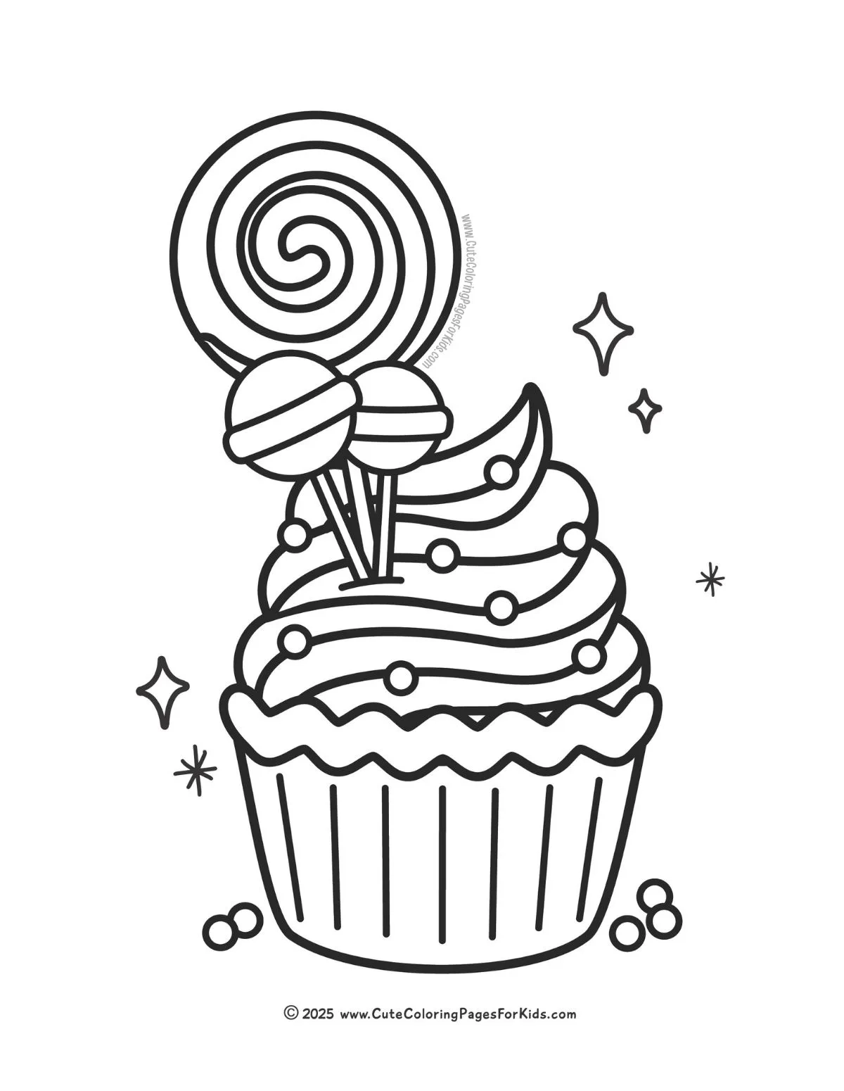 Free Printable Cupcake Coloring Pages Cute Coloring Pages For Kids