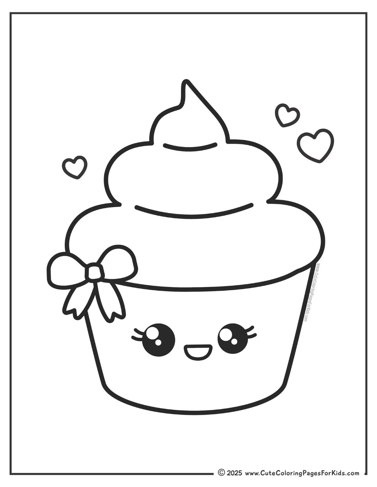 Free Printable Cupcake Coloring Pages Cute Coloring Pages For Kids