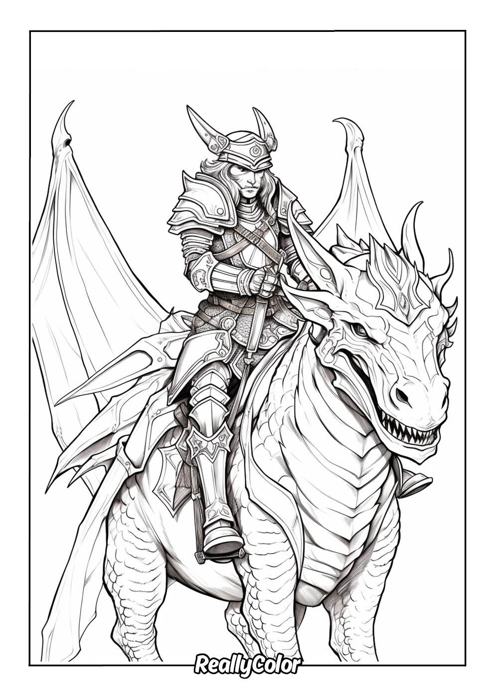 Free Printable Dragon Coloring Pages Free Printable Dragon Coloring Pages