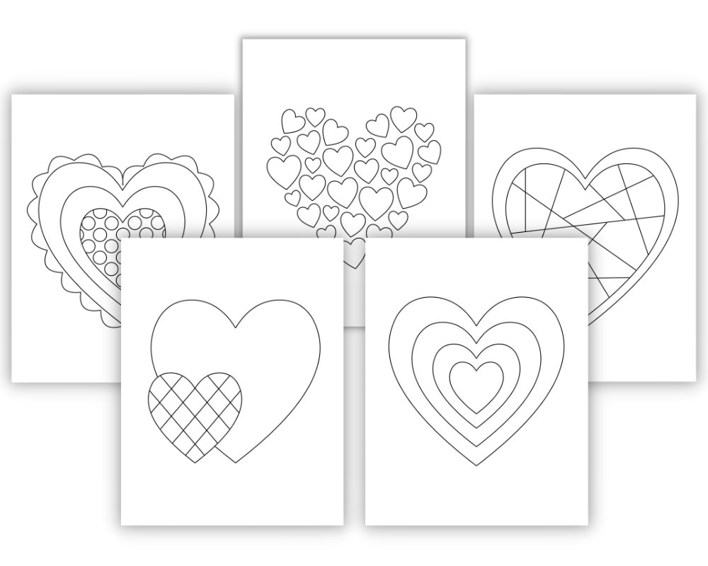 Free Printable Heart Coloring Pages For Kids Adults The Craft at Home Family Free Printable Heart Coloring Pages For Kids Adults The Craft at Home Family