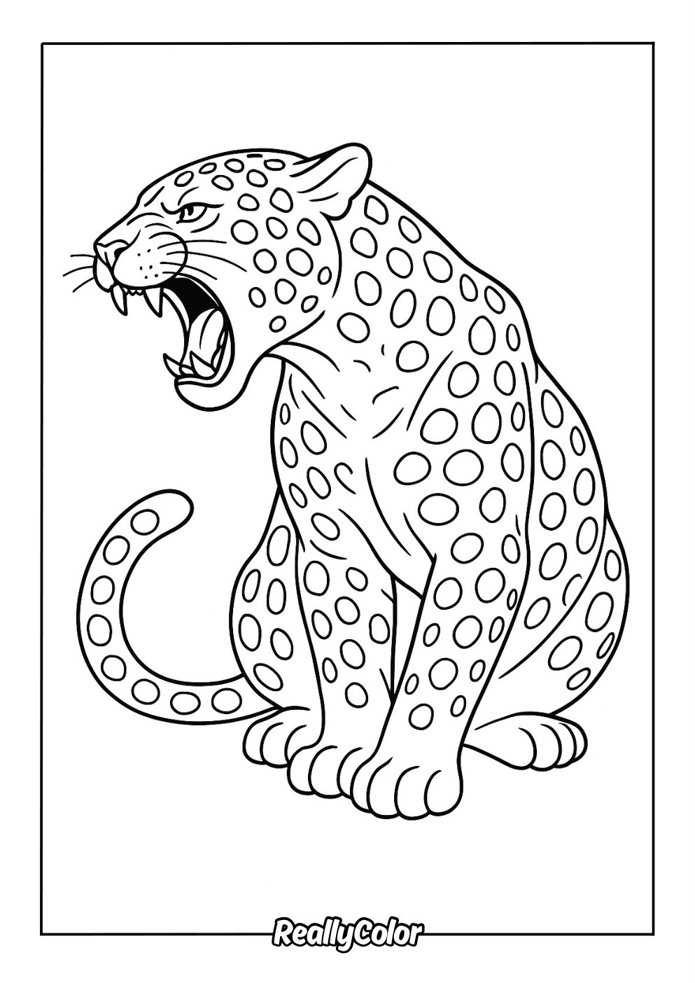 Free Printable Jaguar Coloring Pages Free Printable Jaguar Coloring Pages