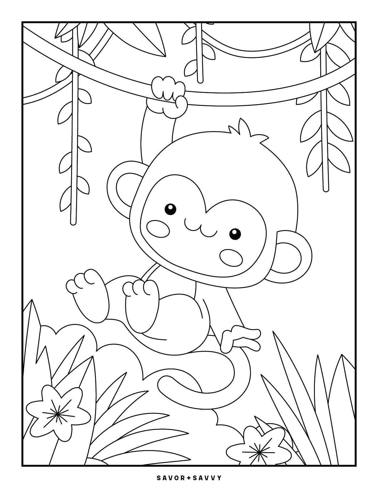 jungle animals coloring pages jungle animals coloring pages