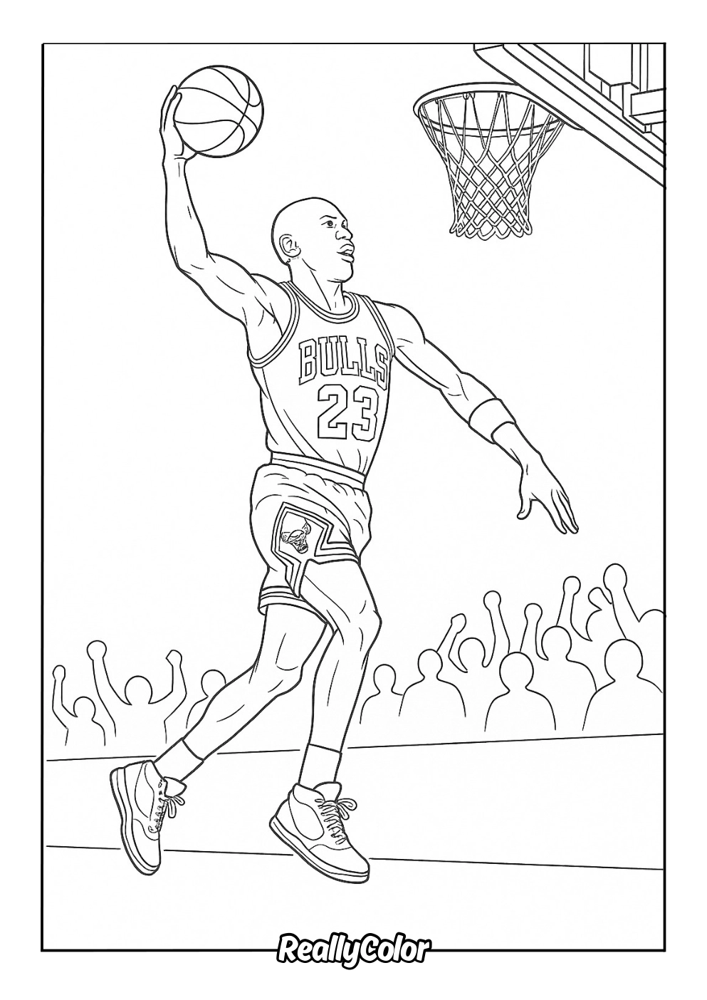 Free Printable Michael Jordan Coloring Pages