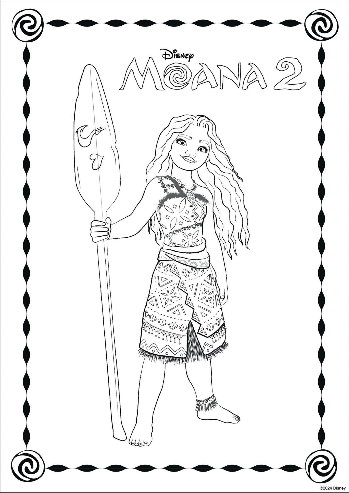 Free Printable Moana 2 Coloring Pages For Kids Seeing Dandy Blog