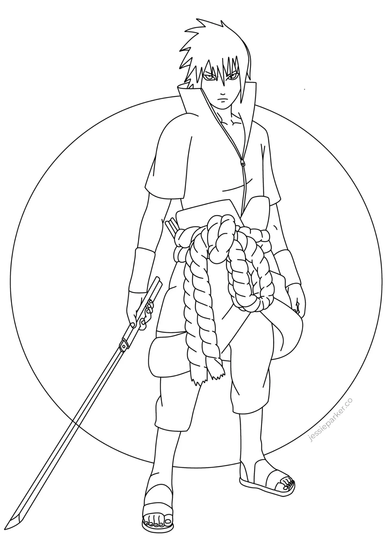 anime naruto coloring pages anime naruto coloring pages